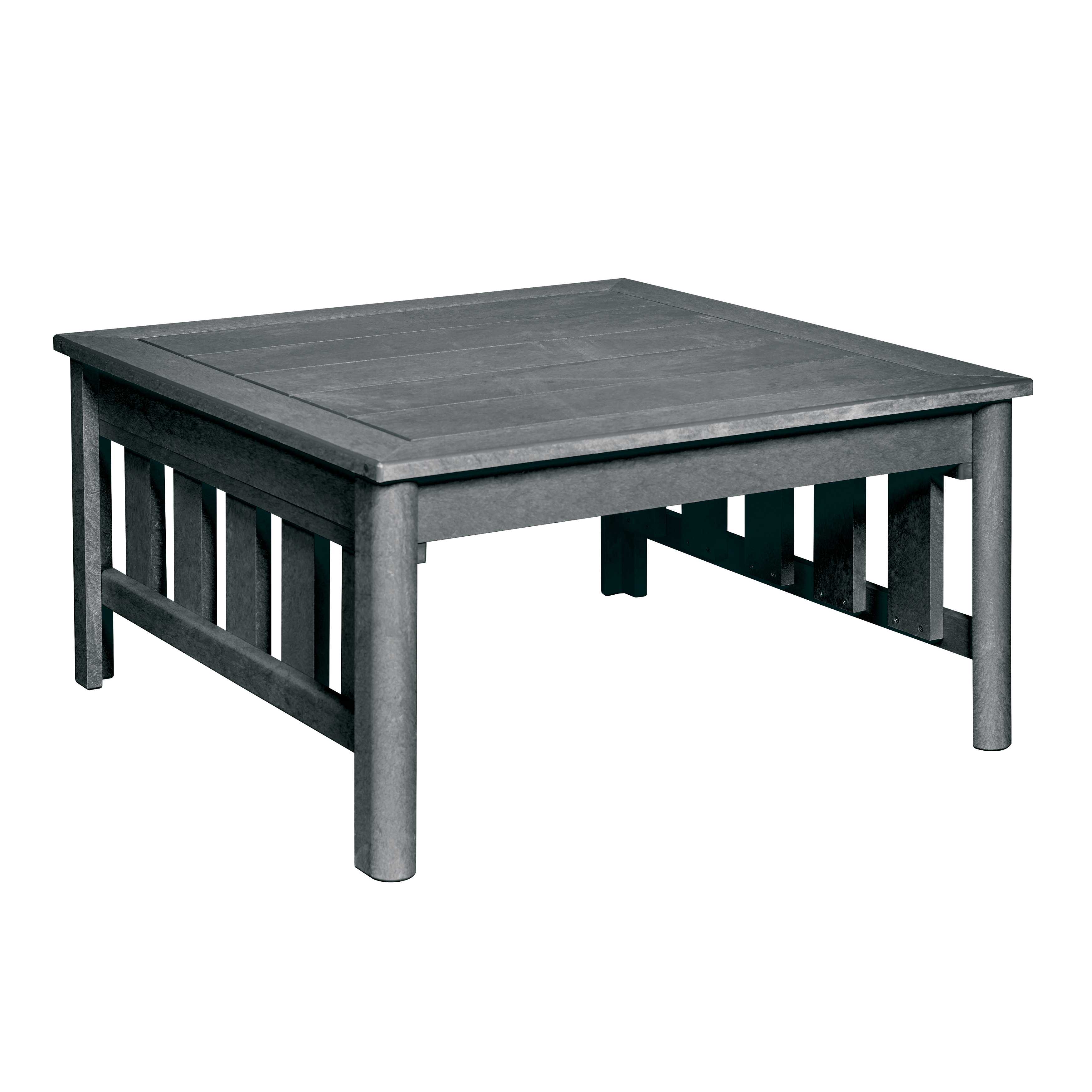C.R. Plastic Stratford Recycled Plastic 36 Square Cocktail Table CRDST150