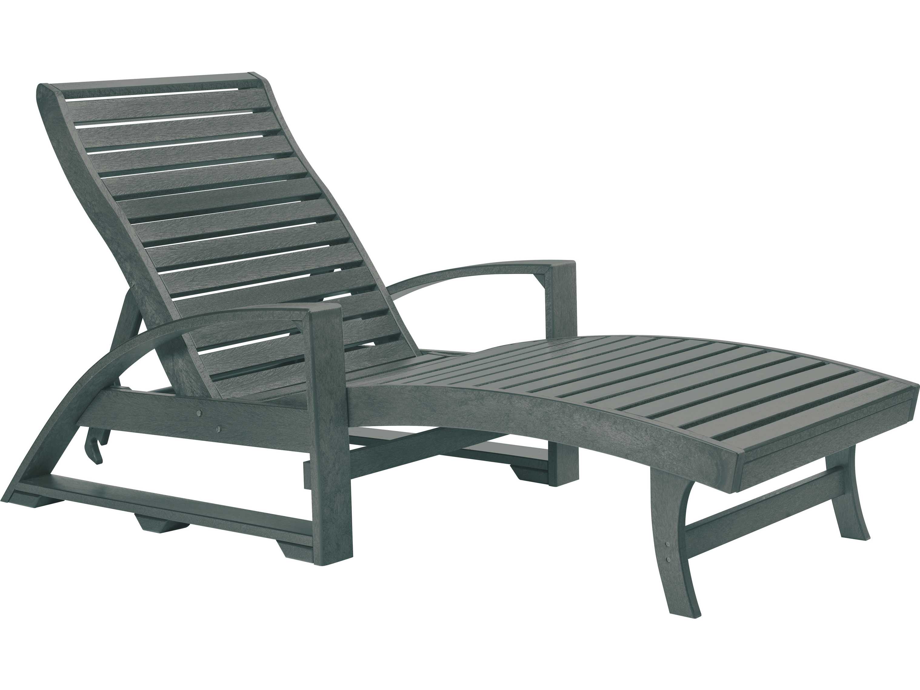 C.R. Plastic St Tropez Premium Recycled Plastic Chaise Lounge CRL38
