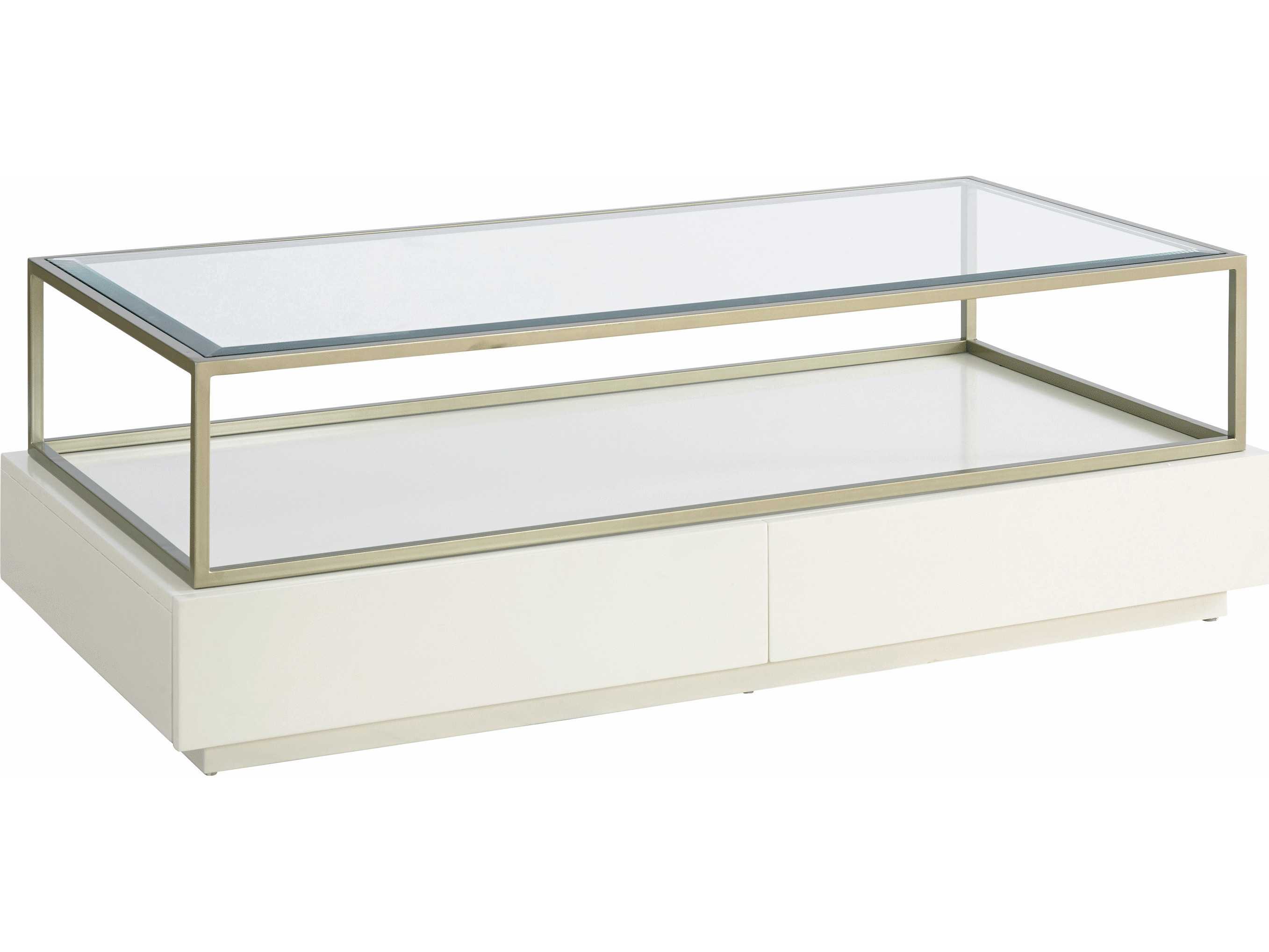 Palliser Case Goods Delany LowSheen Ivory 51'' x 26'' Rectangular