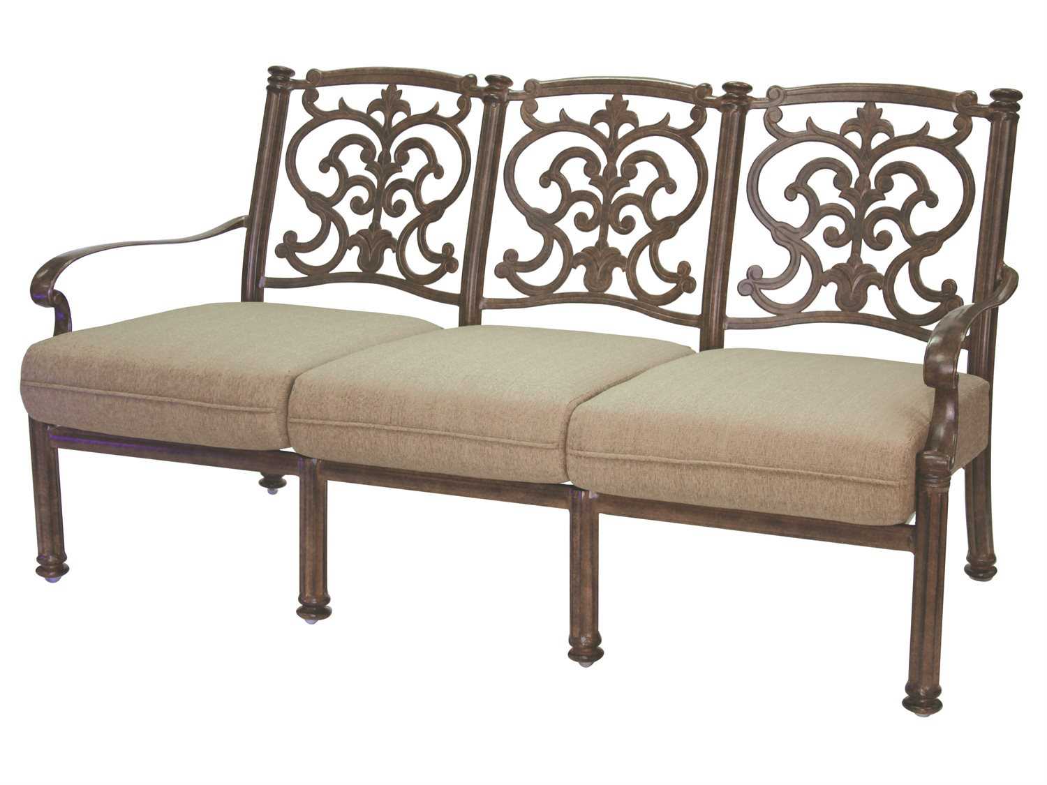 Darlee Outdoor Living Santa Barbara Replacement Sofa Seat and Back Cushion DA201018109