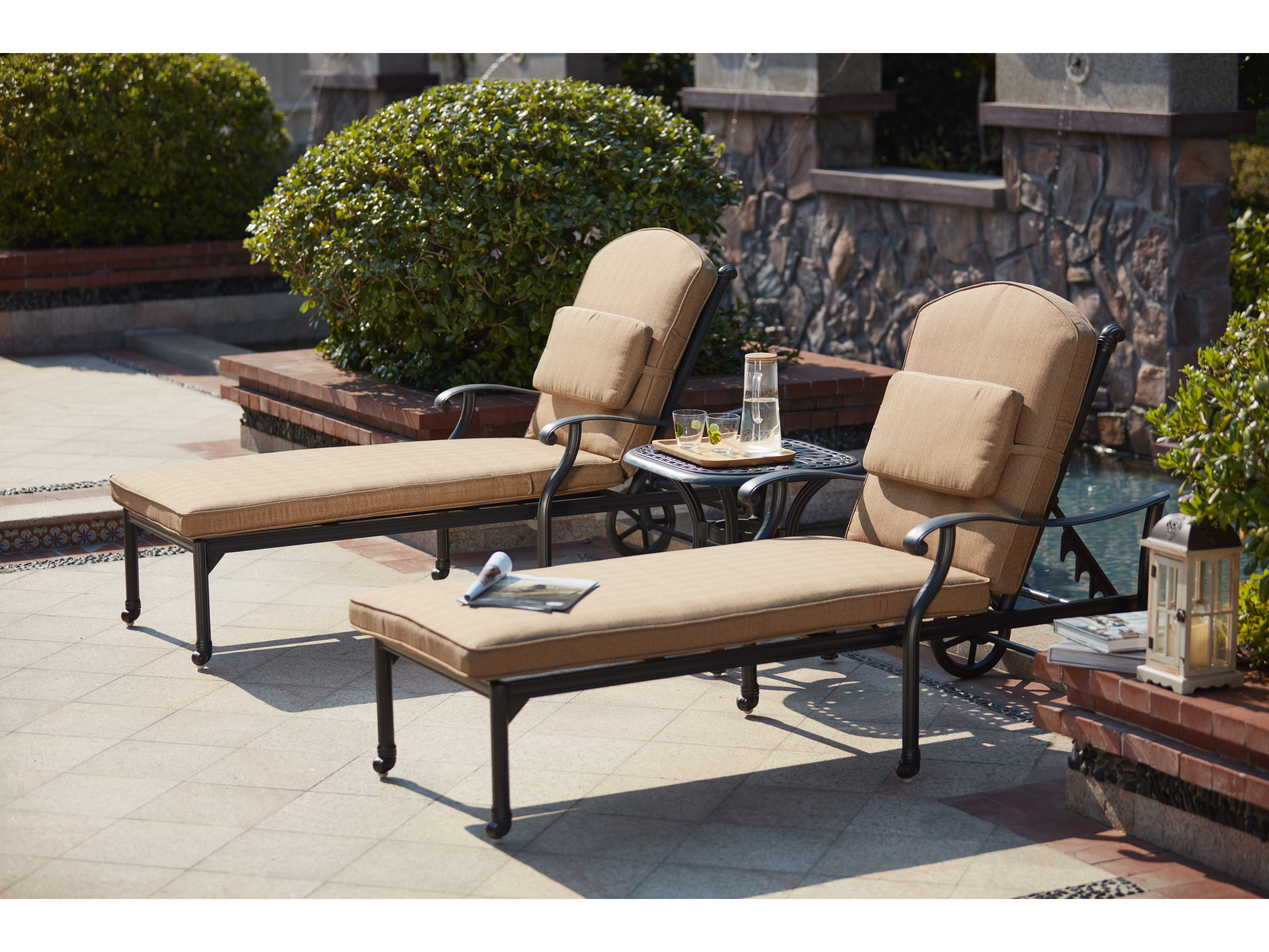 Cast Aluminum Deep Seating Outdoor Furniture Darlee Outdoor Living Madison Cast Aluminum Deep Seating Set with 21