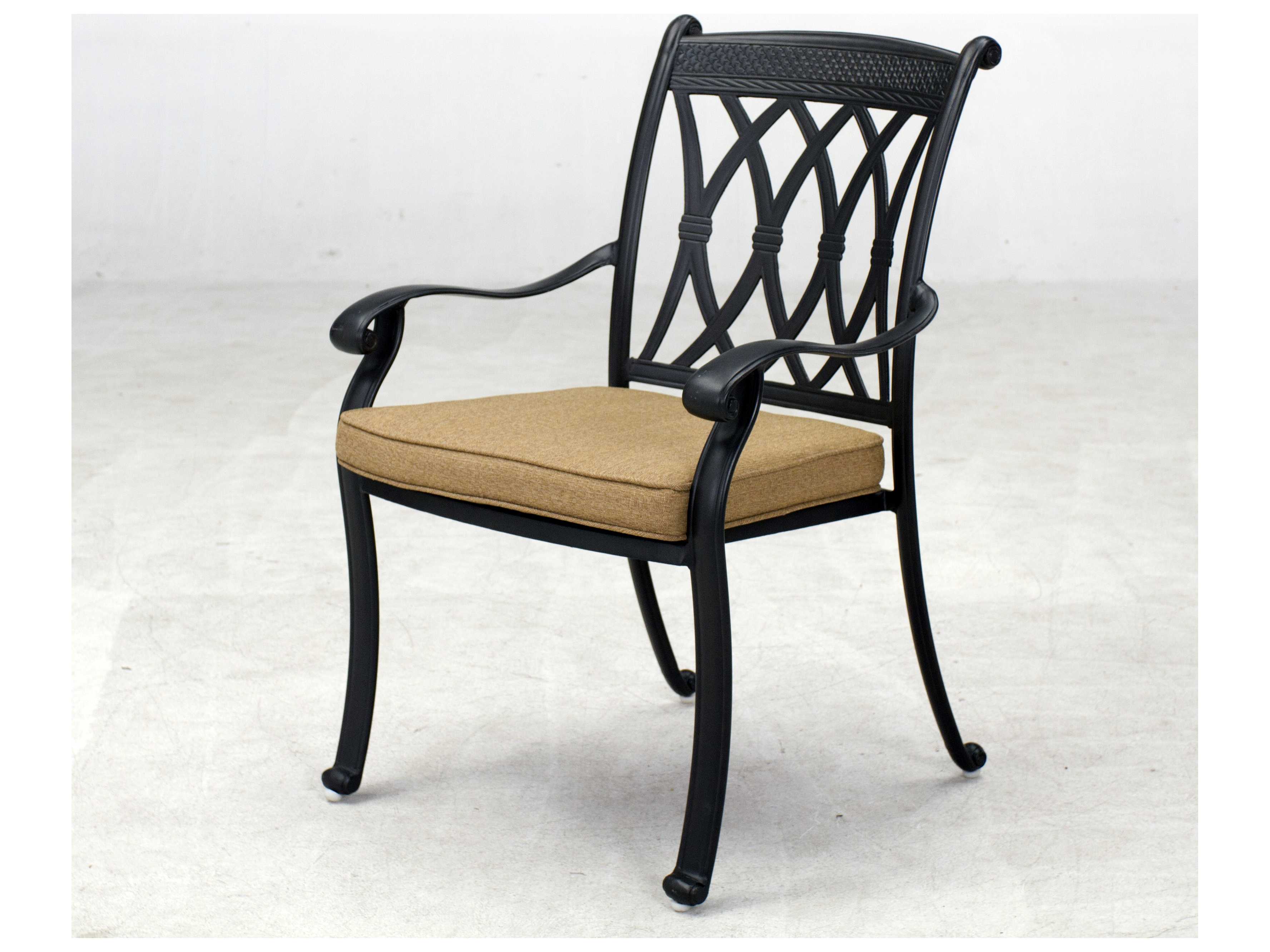 Darlee Outdoor Living Capri Patio Dining Set in Antique Bronze