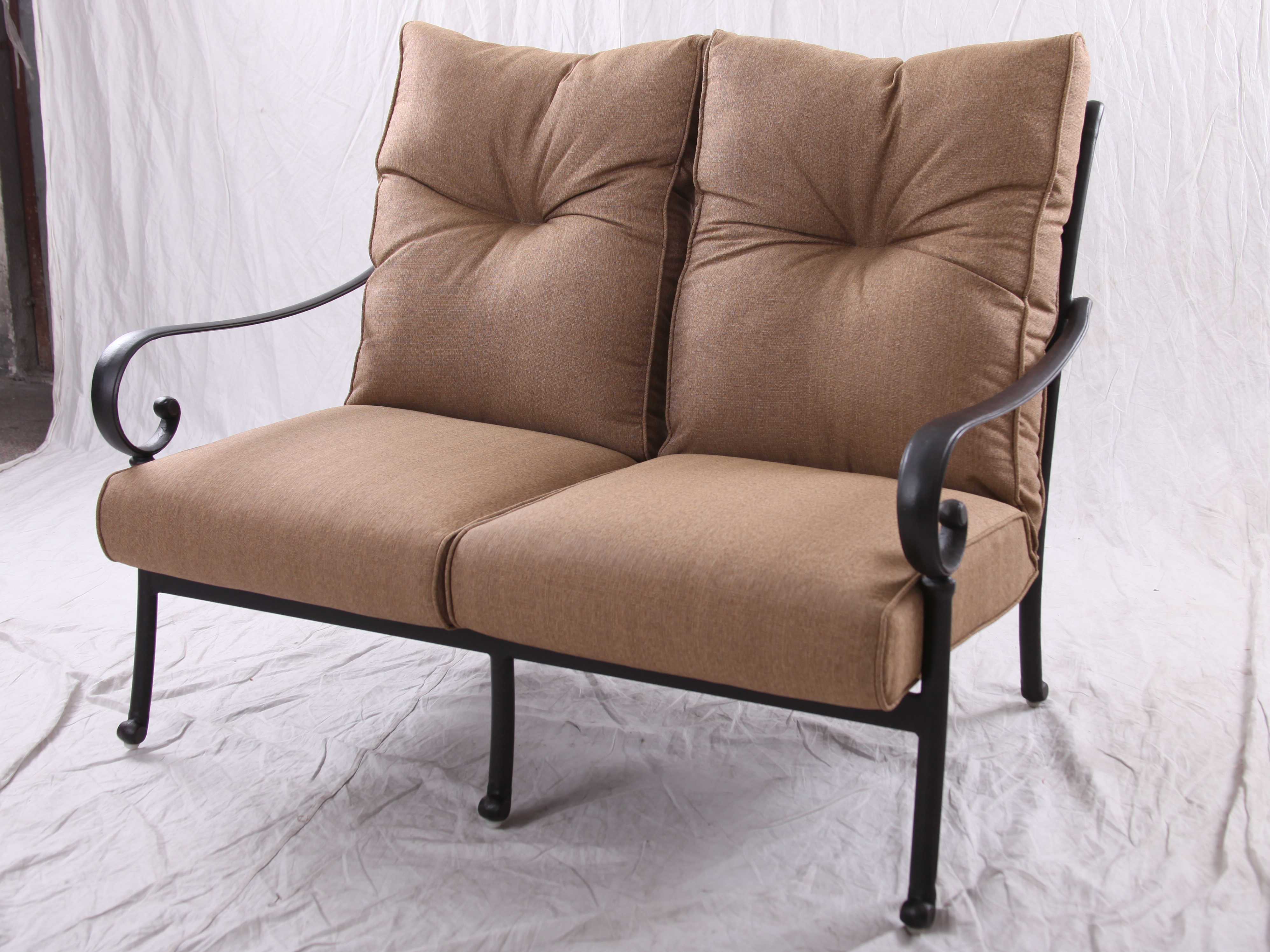 Darlee Outdoor Living Santa Anita CastAluminum Antique Bronze Loveseat