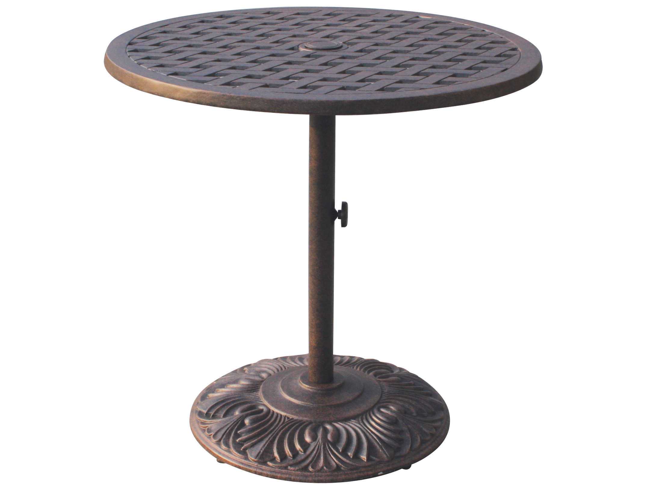 Darlee Outdoor Living Series 30 Cast Aluminum Antique Bronze 30 Round