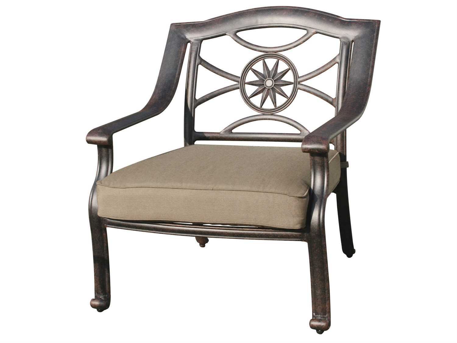Darlee Outdoor Living Ten Star Replacement Club Chair Seat and Back