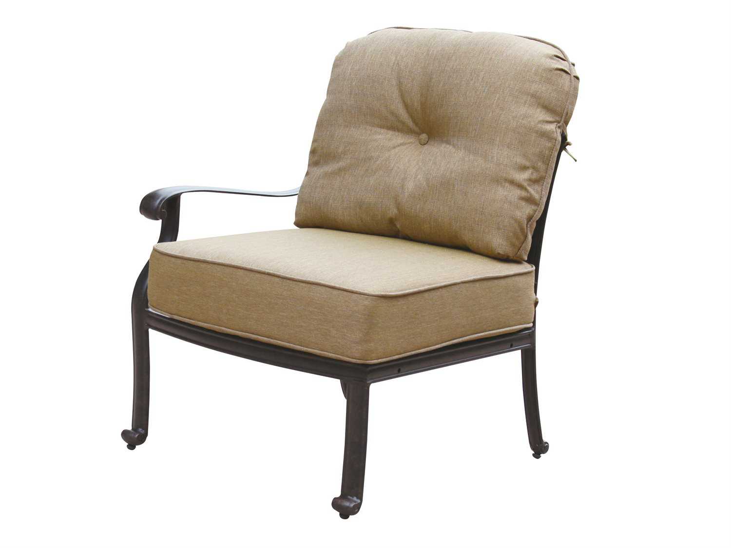 Darlee Outdoor Living Elisabeth Replacement Sectional Leftfacing Arm
