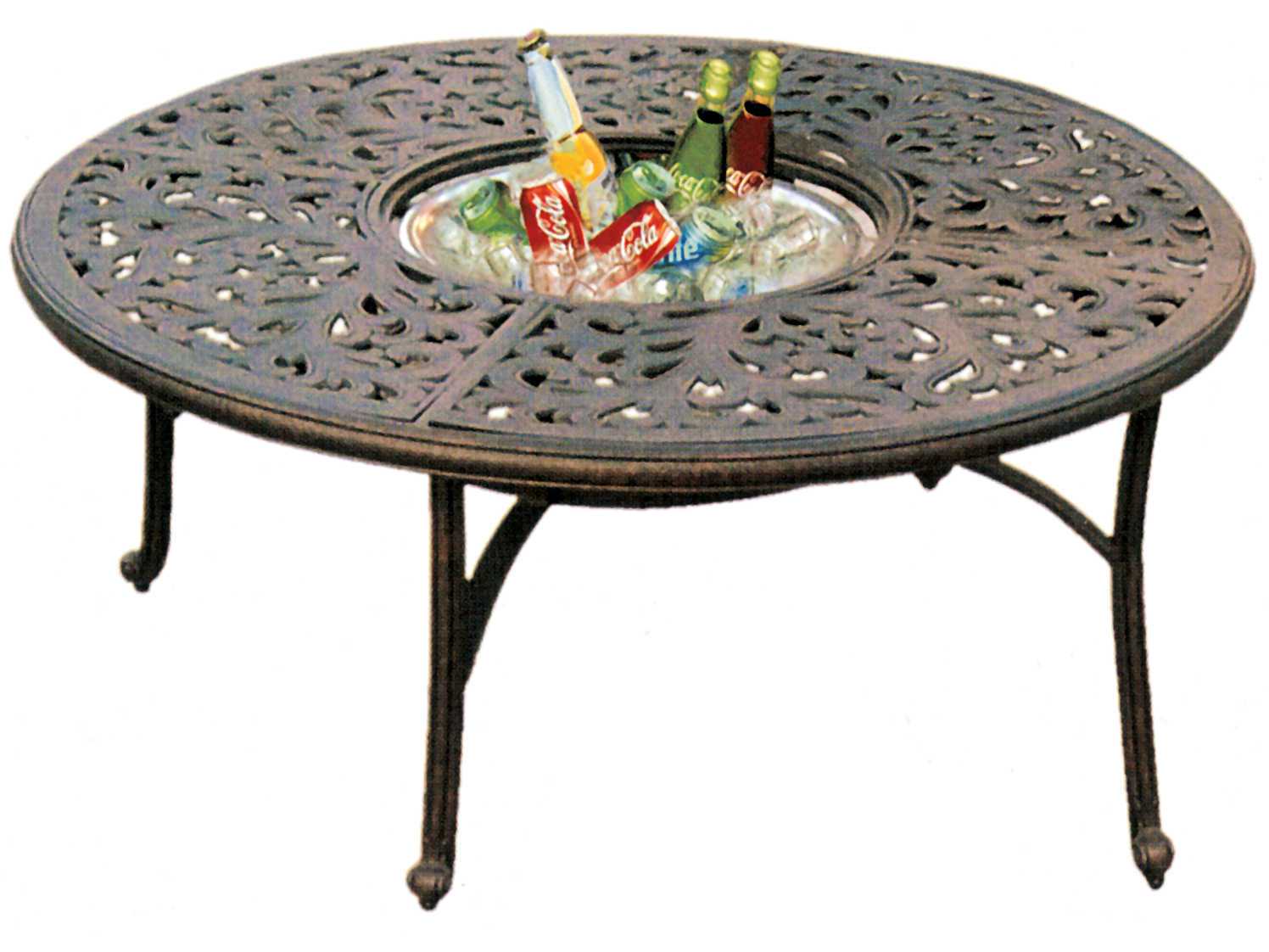 Darlee Series 80 Fire Pit Table Darlee Outdoor Living Series 80 Cast Aluminum Antique Bronze 52 Round