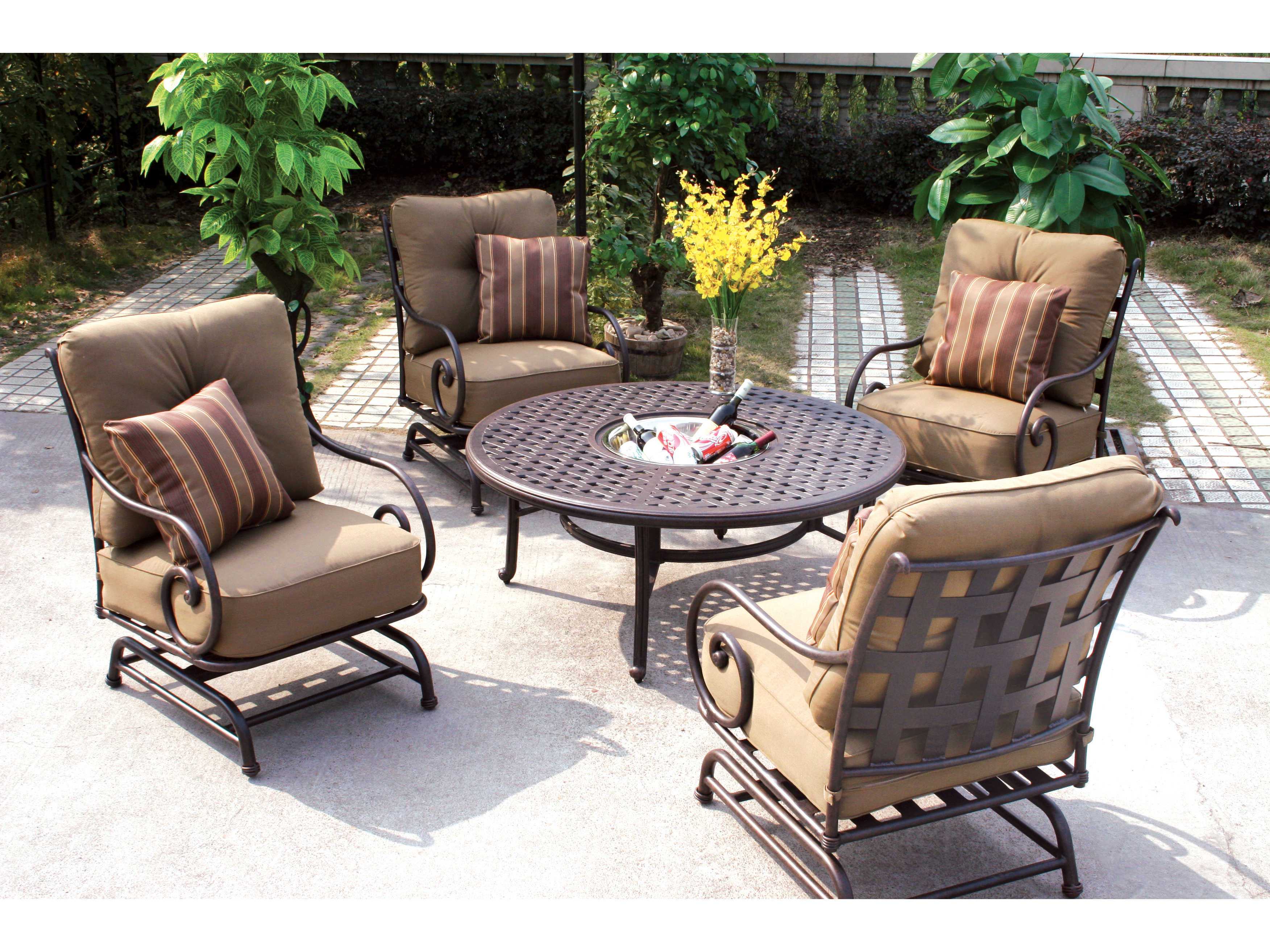 Darlee Outdoor Living Quick Ship Series 30 Cast Aluminum Antique Bronze