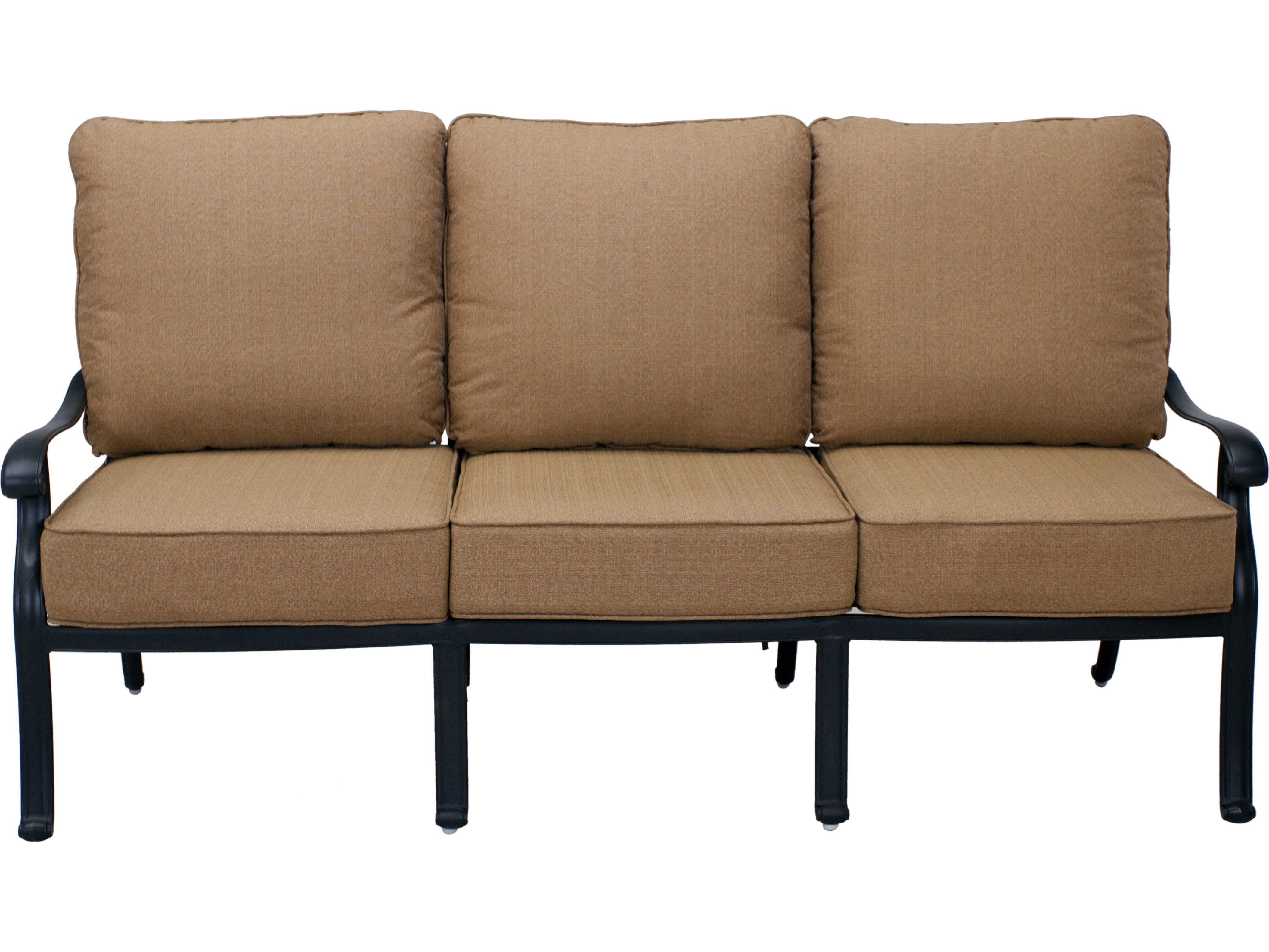 Darlee Outdoor Living Capri Cast Aluminum Antique Bronze 4 Piece Deep