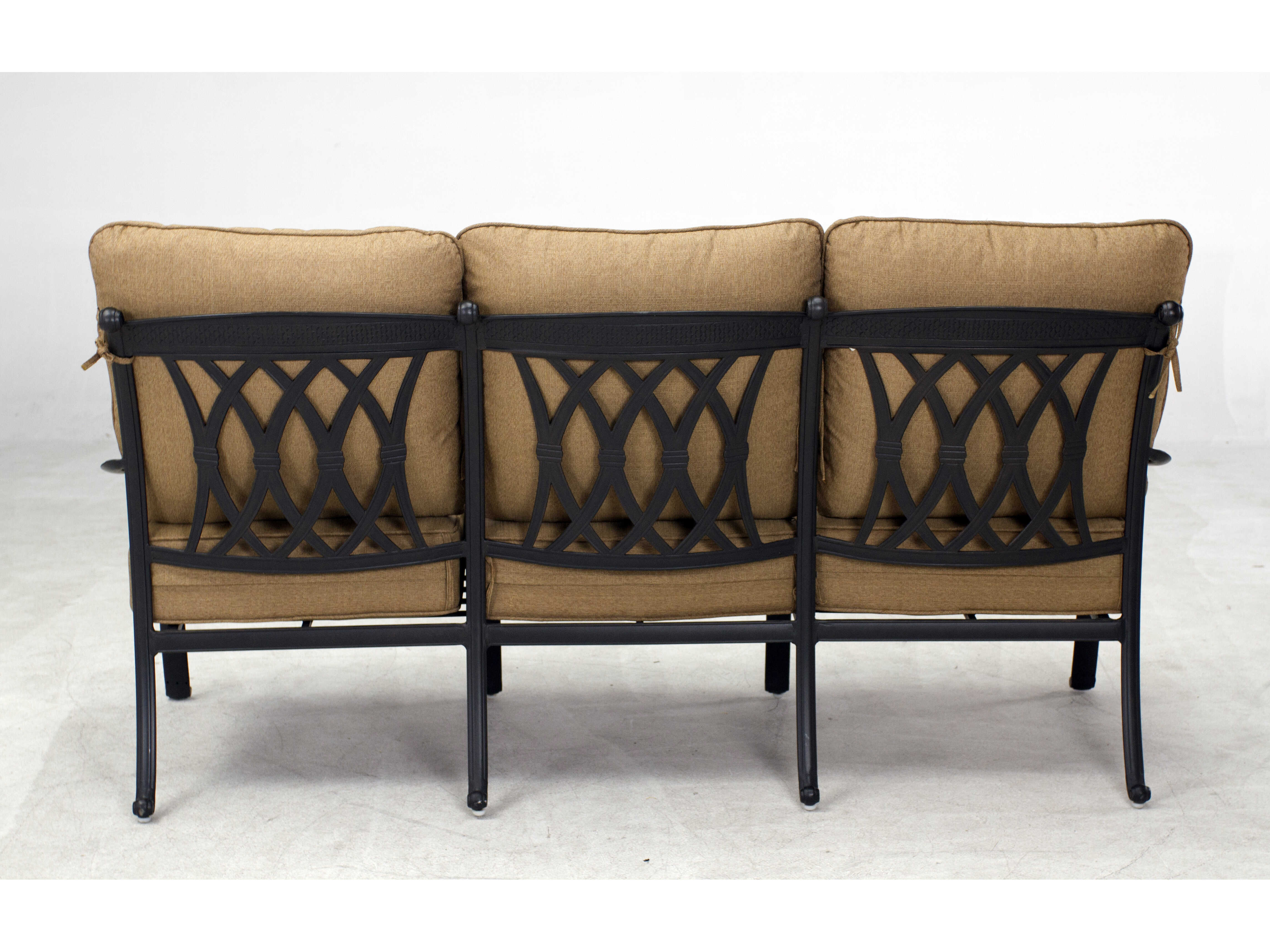 Darlee Outdoor Living Capri Cast Aluminum Antique Bronze 6 Piece Deep