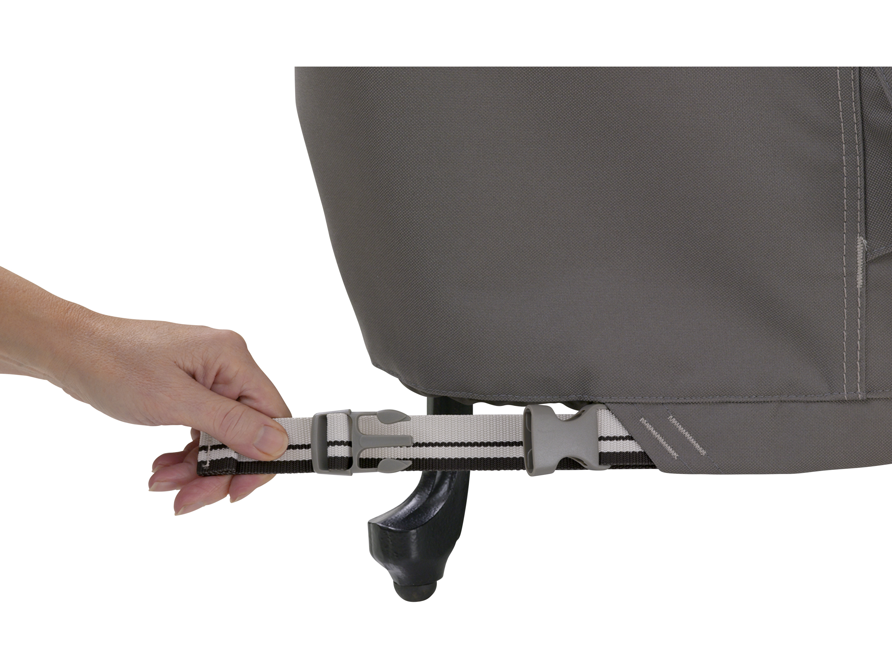 Duck Covers Ravenna Dark Taupe 31.5 Inch Adirondack Chair Cover