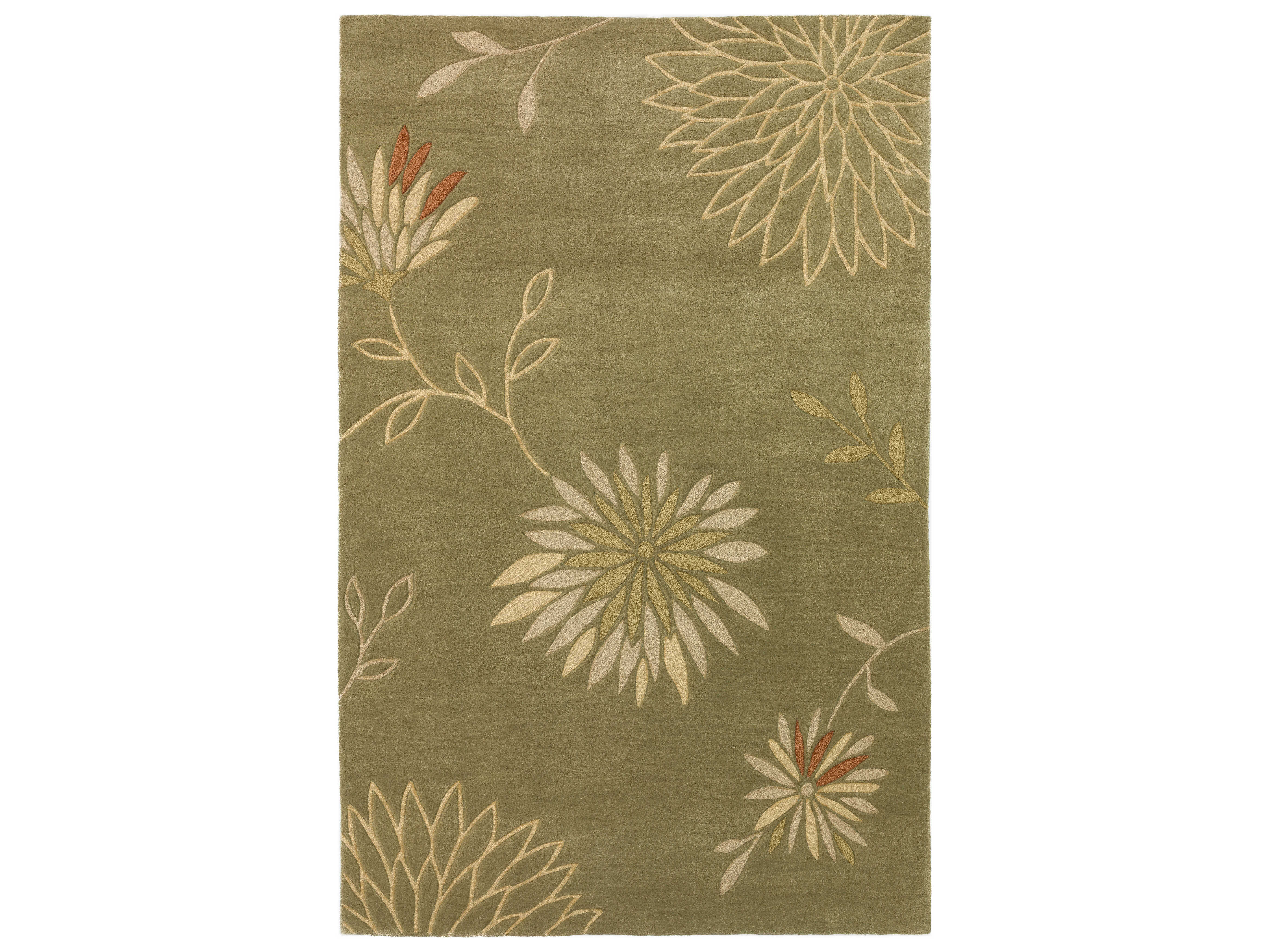 Dalyn Marlow Floral Area Rug DLAML35GREEN