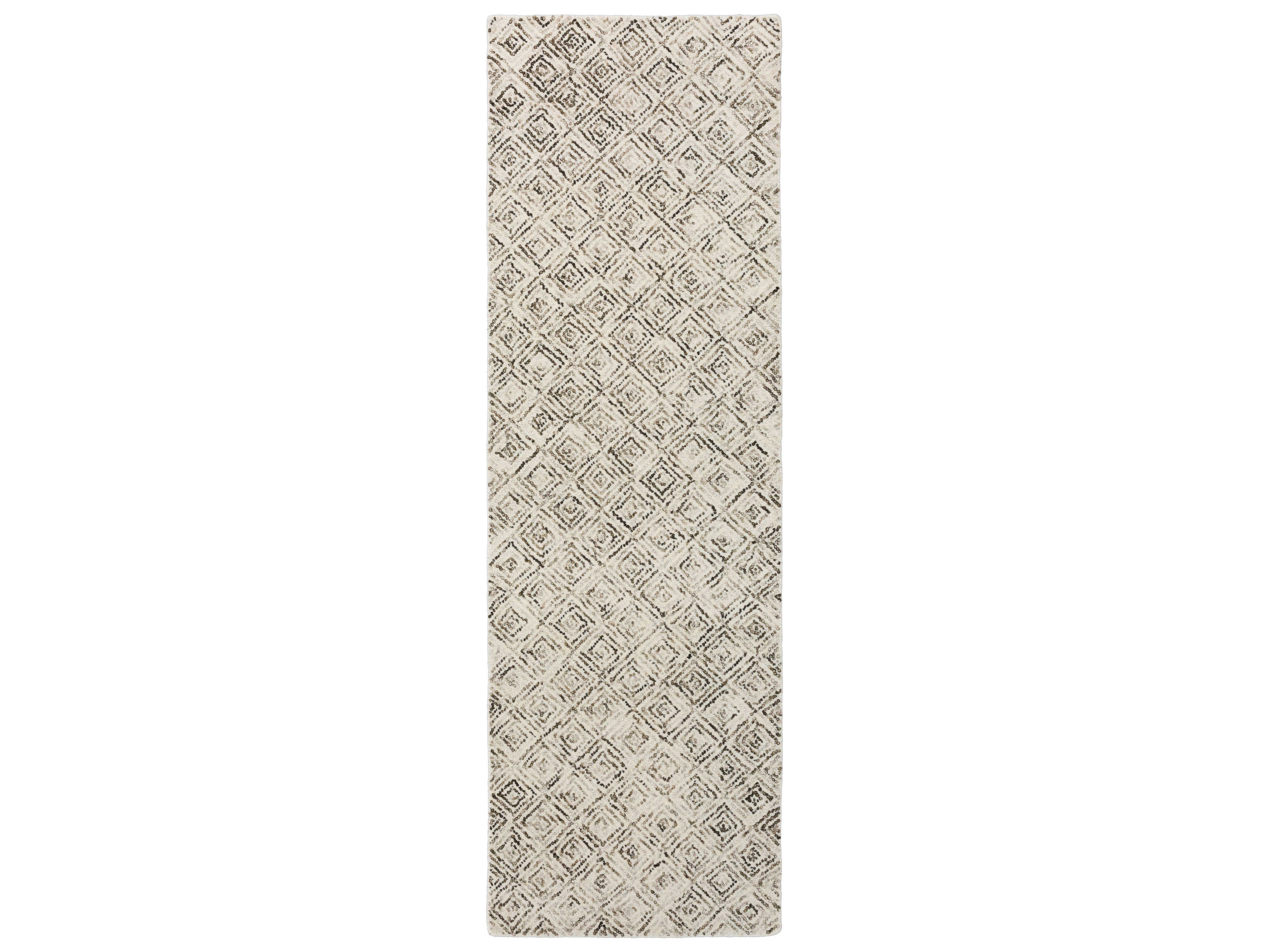 Dalyn Zoe Geometric Runner Area Rug DLZZ1CHOCOLATERUN