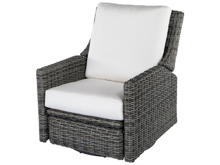 Ebel Avallon Wicker Swivel Recliner Outdoor Patio Lounge Chair EBL207