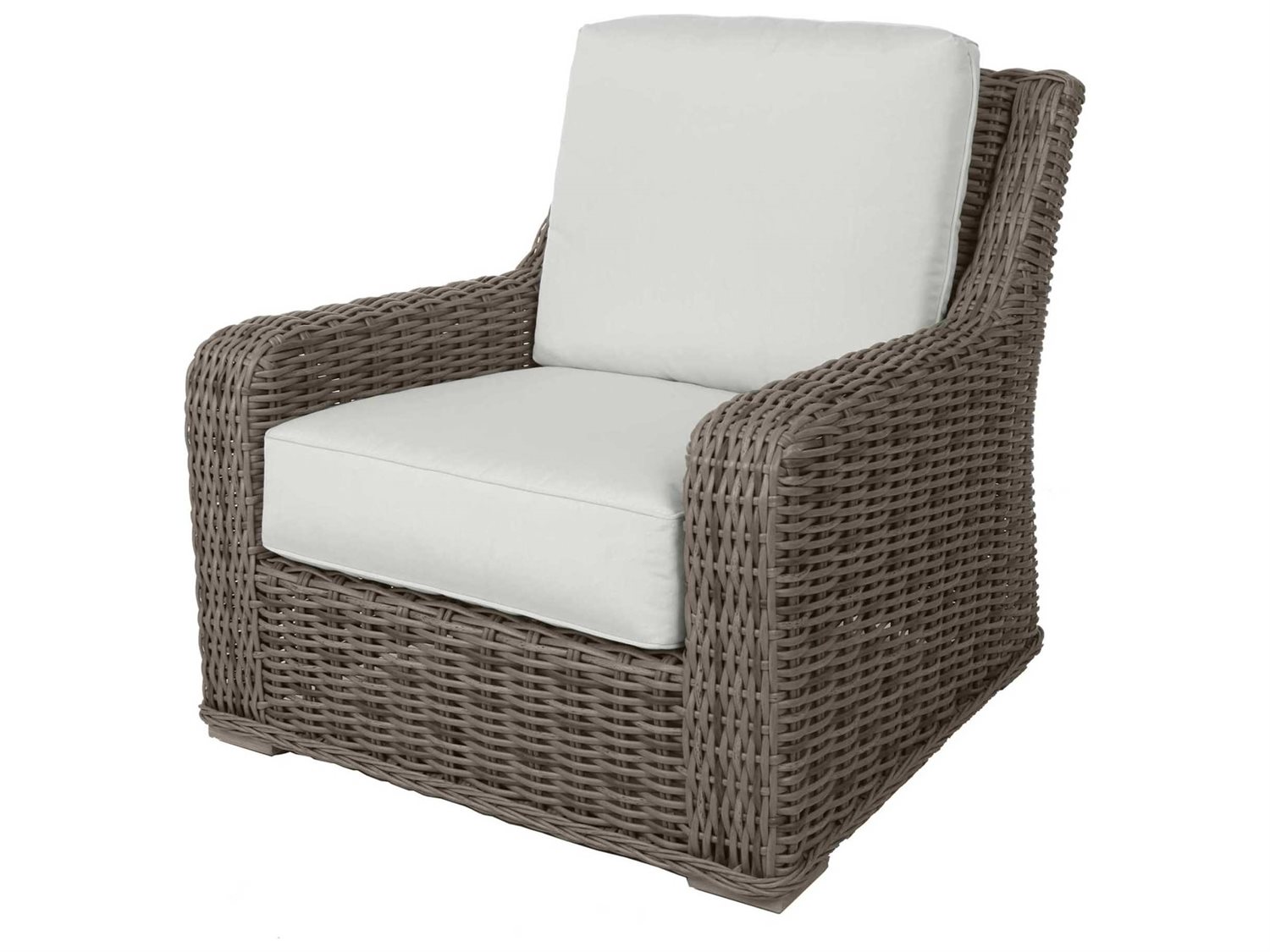Ebel Laurent Wicker Patio Lounge Set EBLLAURNTLNGSET4