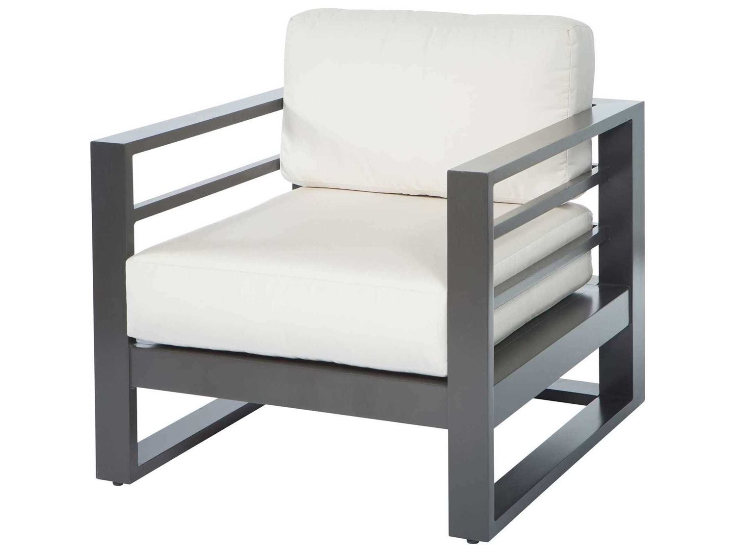 Ebel Palermo Aluminum Lounge Chair in Graphite EBL80090