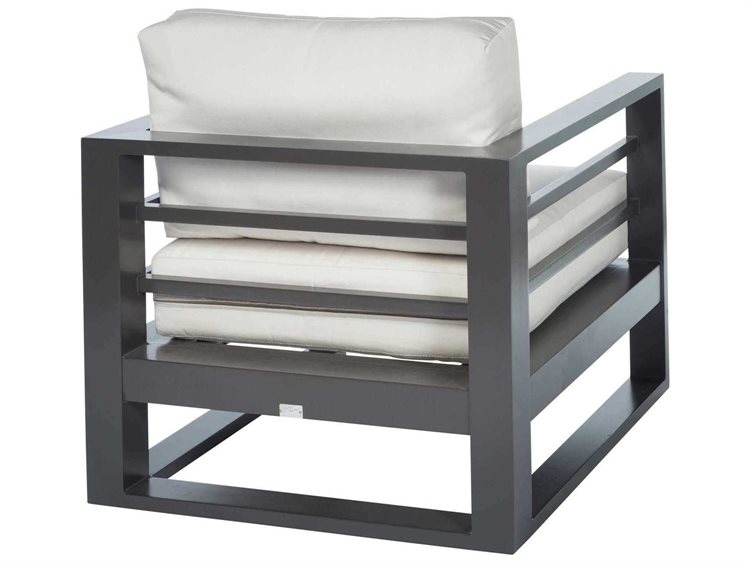 Ebel Palermo Aluminum Lounge Chair in Graphite EBL80090