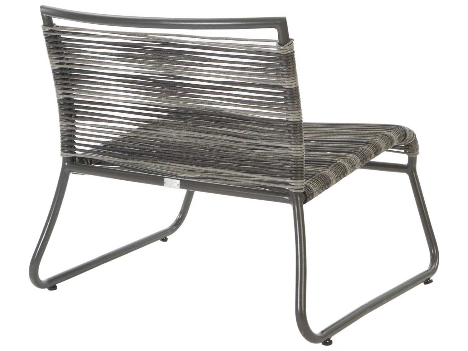 Ebel Monaco Wicker Armless Lounge Chair EBL851