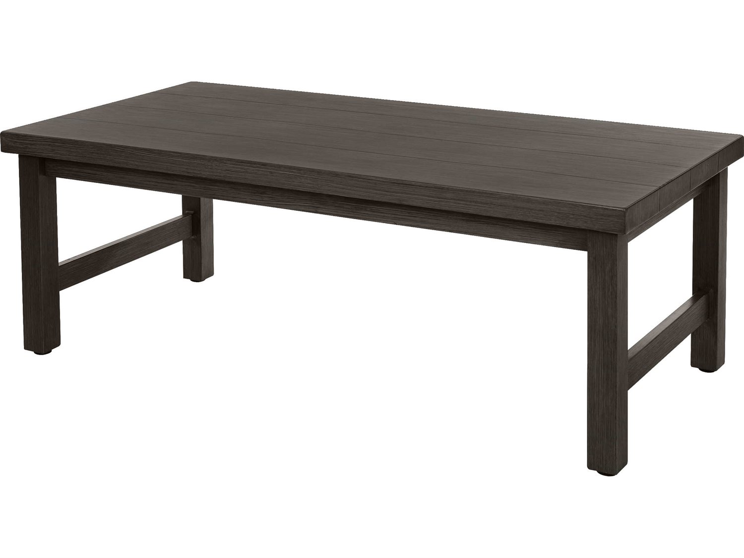Ebel Trevi Aluminum Rectangular Plank Top Outdoor Coffee Table EBL958