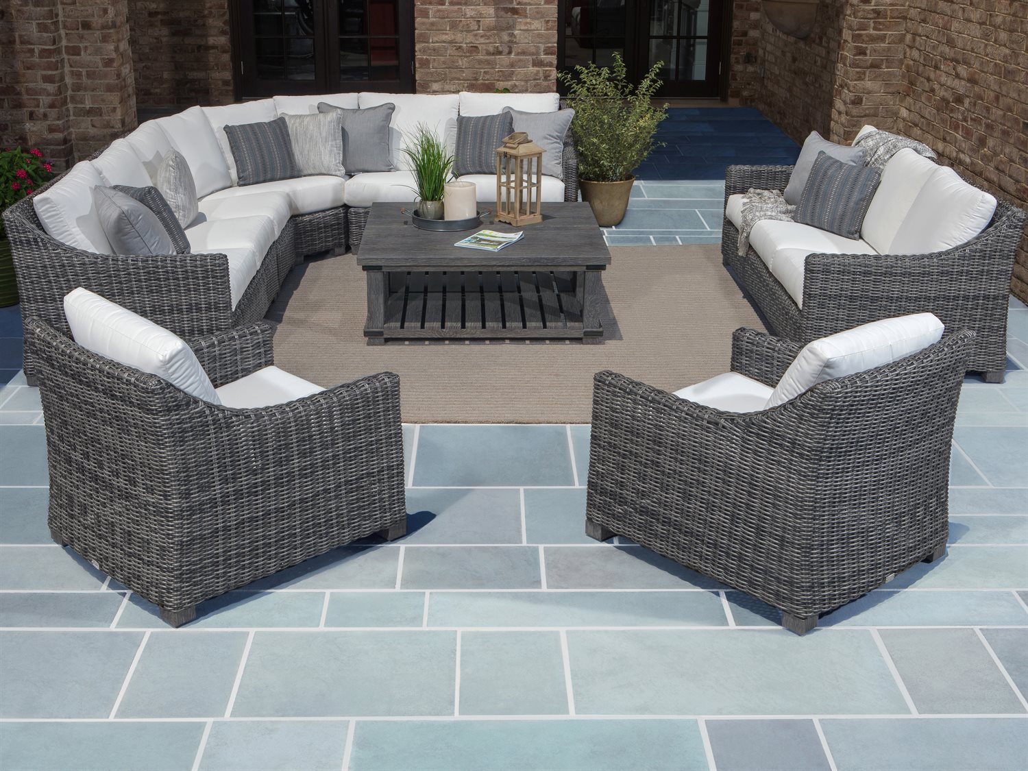 Ebel Avallon Wicker Patio Sofa EBL203