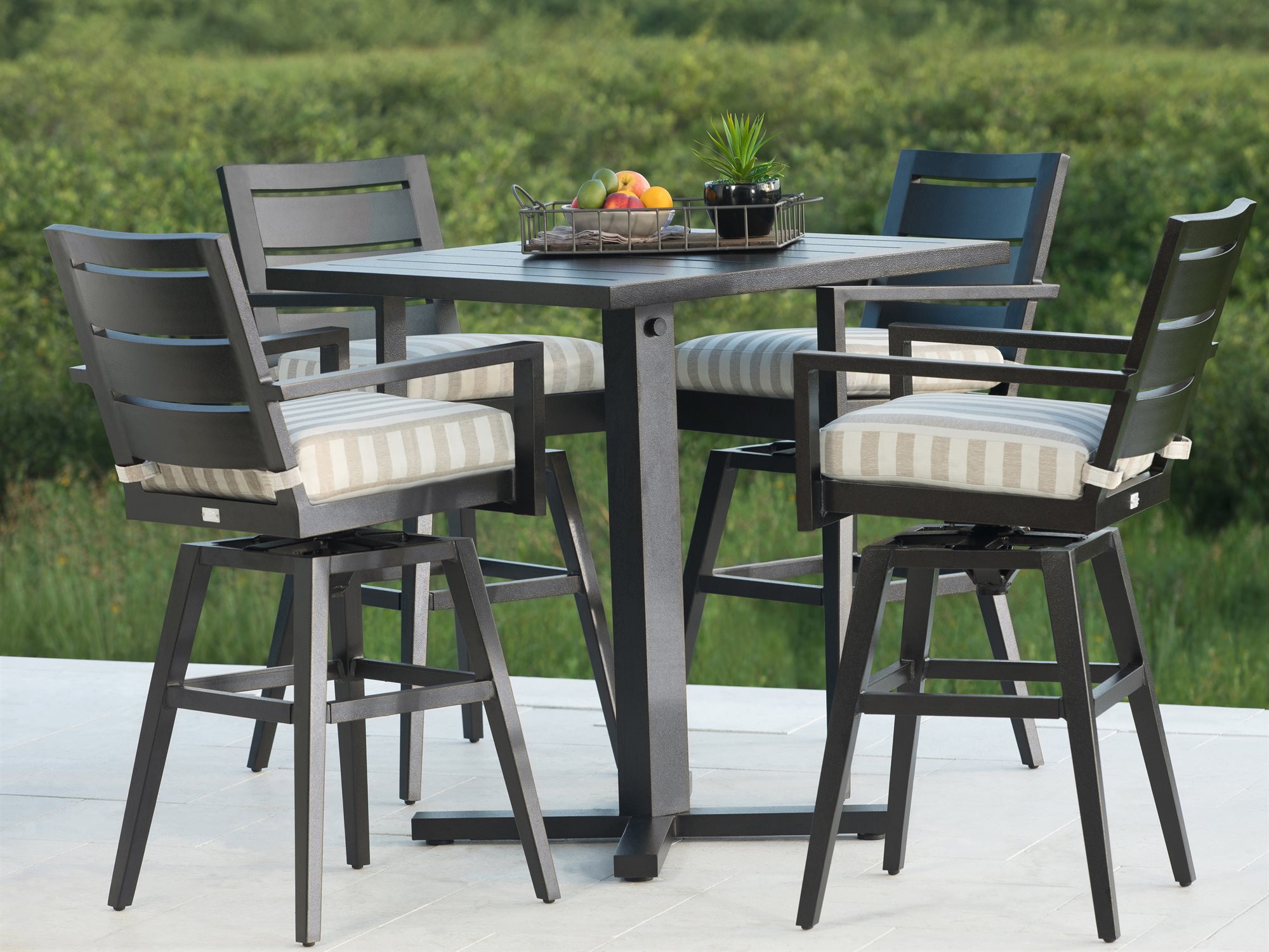 Ebel Palermo Cushion Aluminum Bar Set EBLPLRMOCSHBARSET