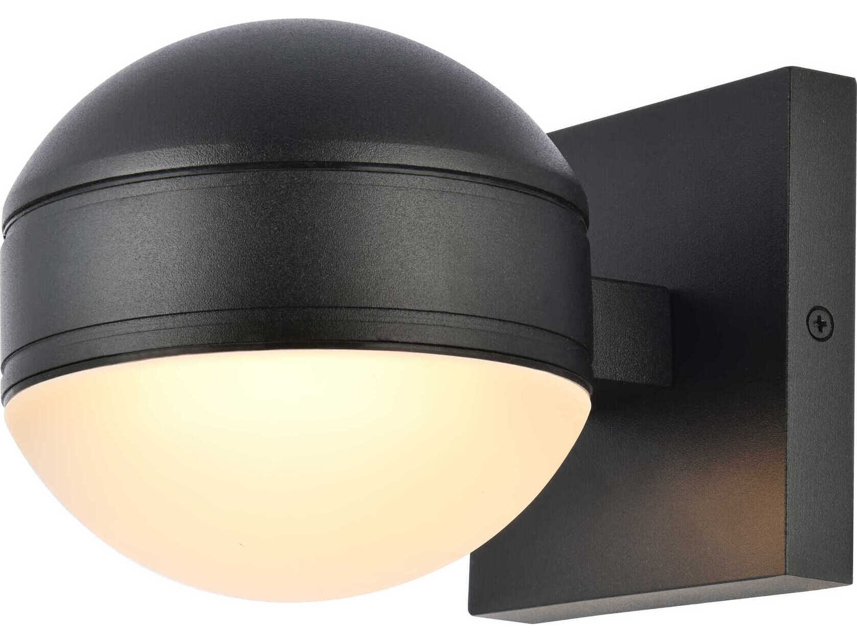 Elegant Lighting Raine LED Outdoor Wall Light EGLDOD4011BK