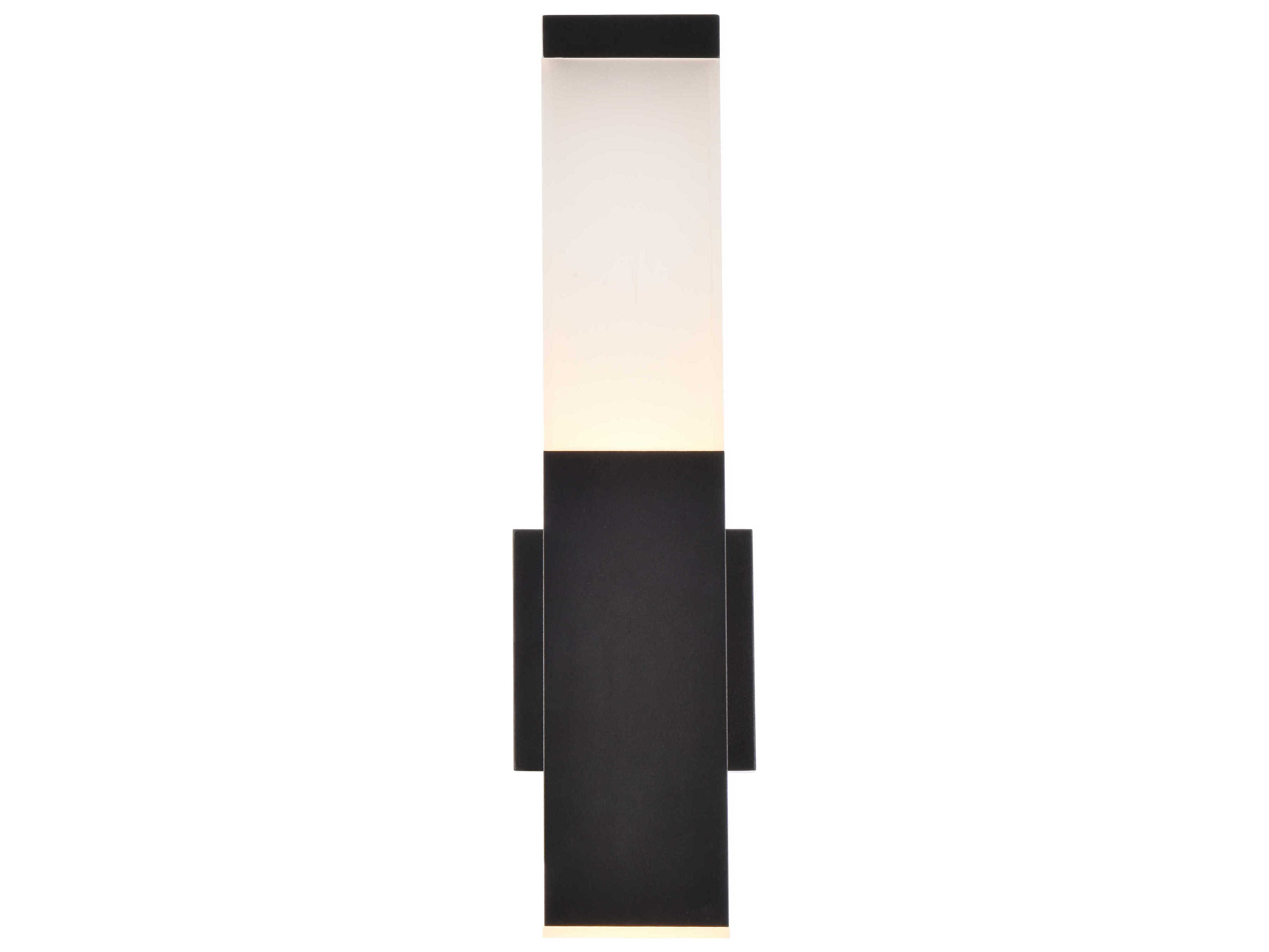 Elegant Lighting Raine Black LED Outdoor Wall Light EGLDOD4021BK