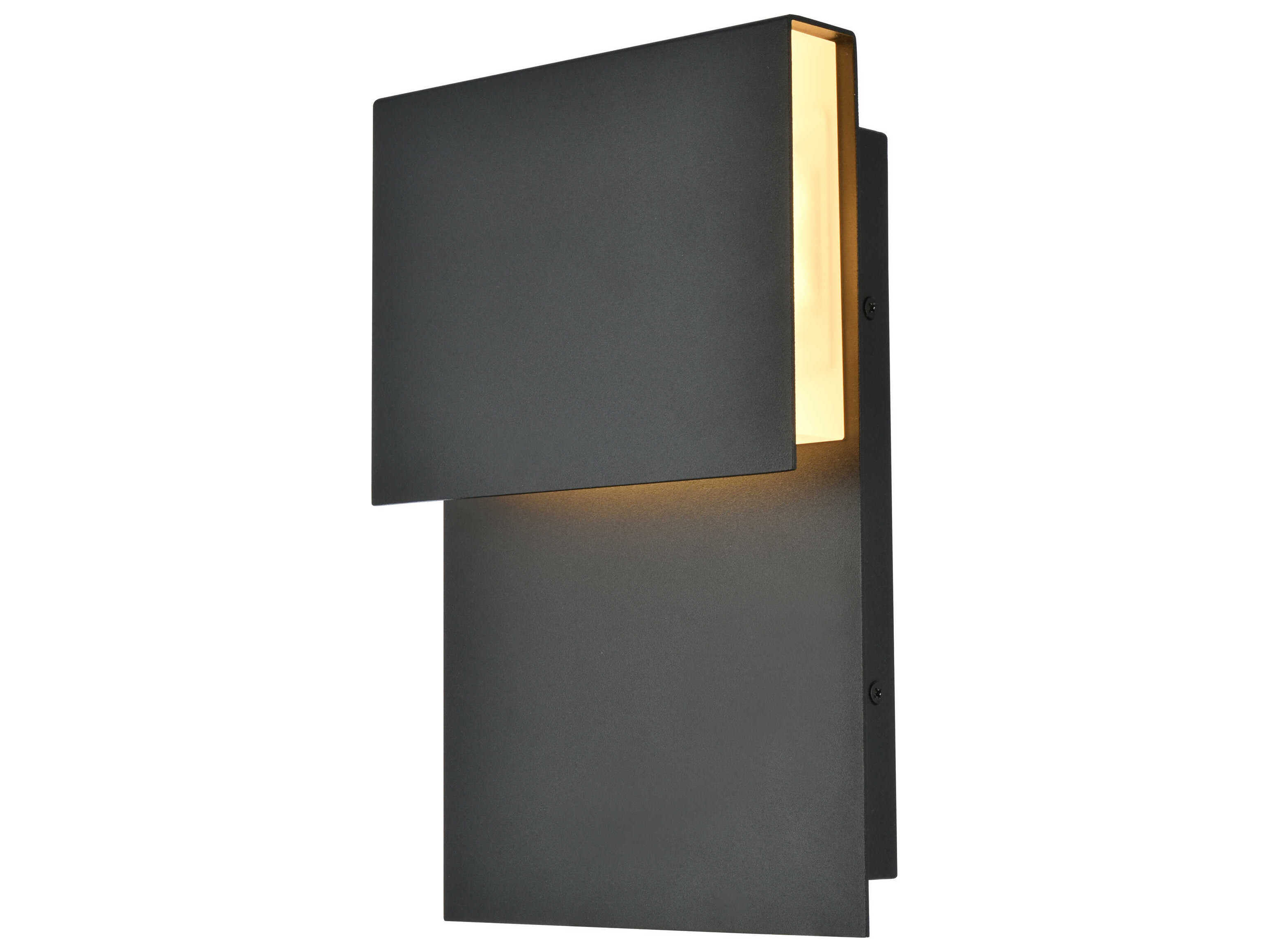 Elegant Lighting Raine Black LED Outdoor Wall Light EGLDOD4029BK