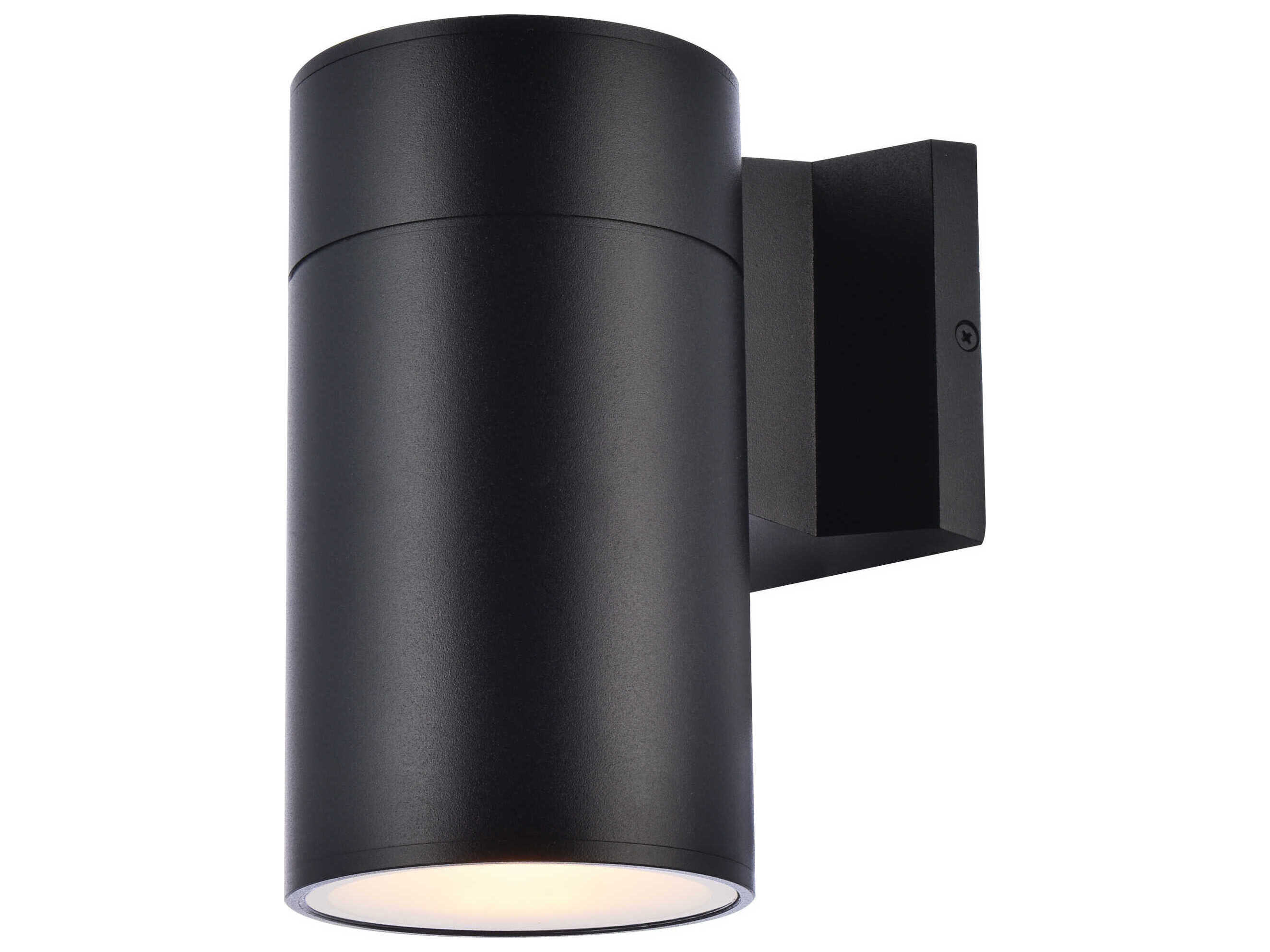 Elegant Lighting Raine Glass LED Outdoor Wall Light EGLDOD4039BK