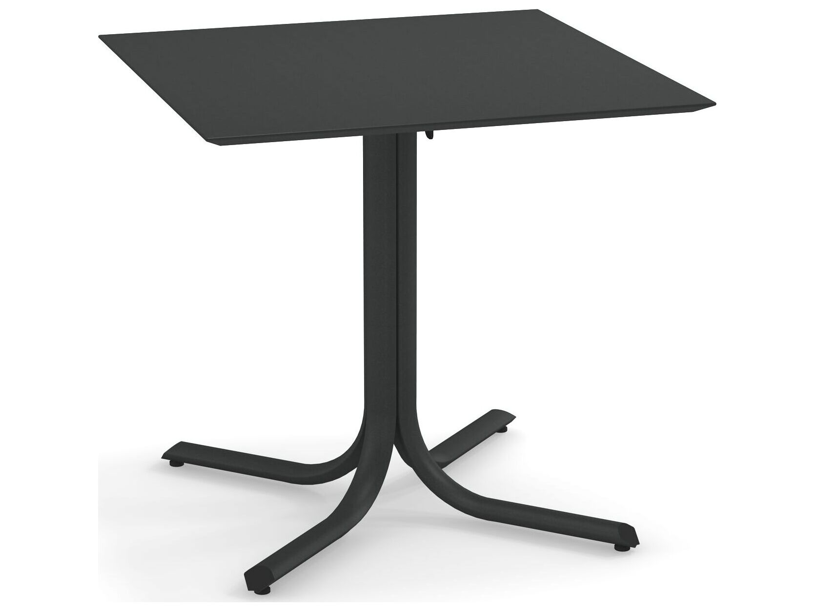 EMU System Steel 32'' Square Beveled Top Dining Table on Tilt Base 1132