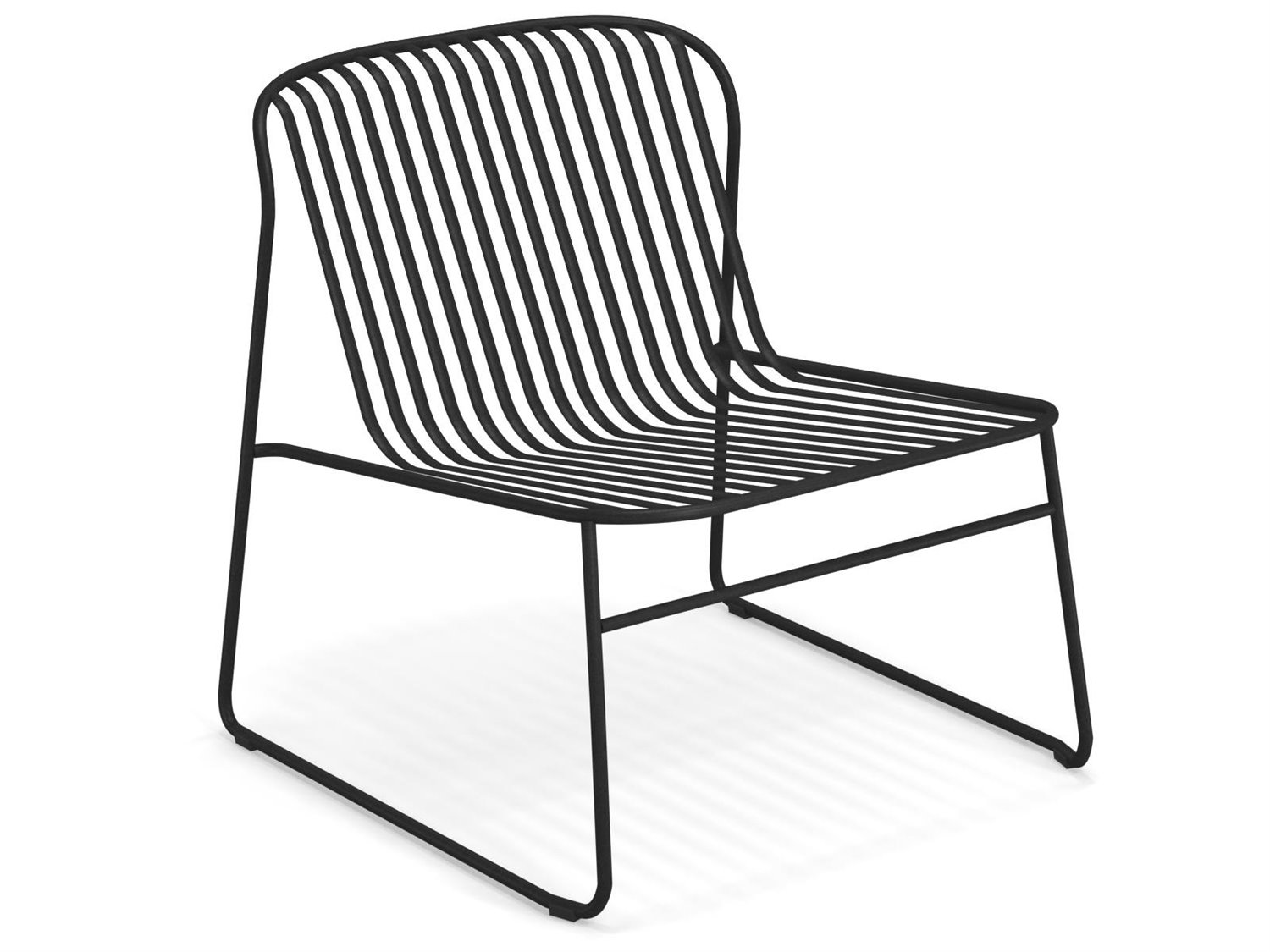 EMU Riviera Steel Metal Outdoor Patio Lounge Chair EM437