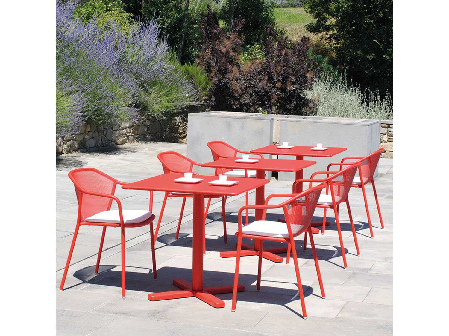 EMU Darwin Steel Dining Set EMDARWINLNGSET