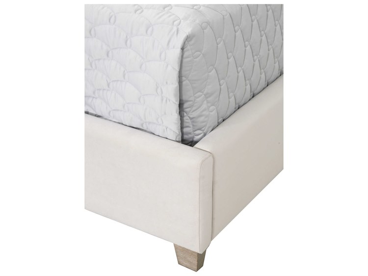 Essentials for Living Villa Chandler Cream Velvet Natural Gray White