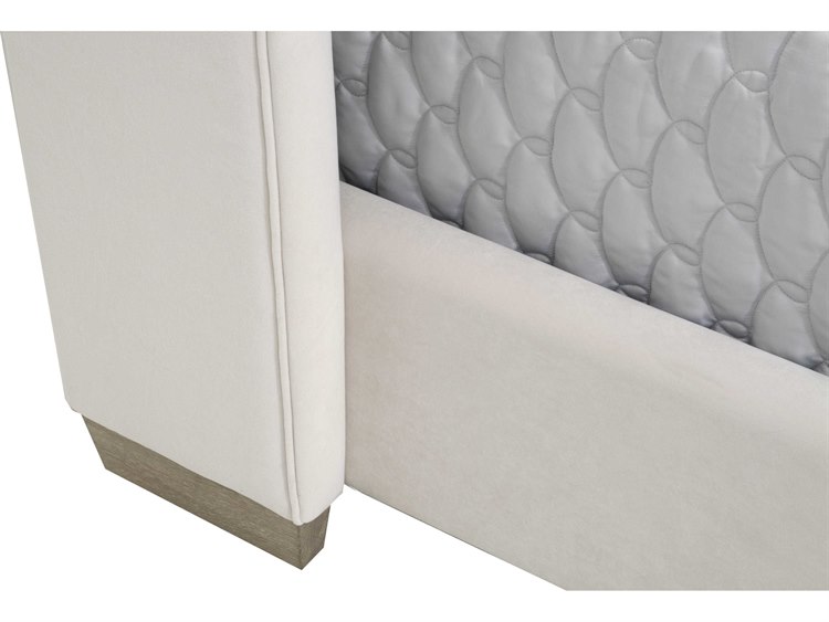 Essentials for Living Villa Chandler Cream Velvet Natural Gray White