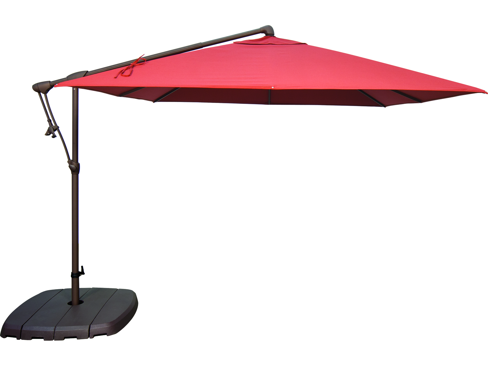 Treasure Garden Ag19 Cantilever Umbrella Treasure Garden Cantilever Aluminum 8.5 Foot Wide Cantilever Umbrella
