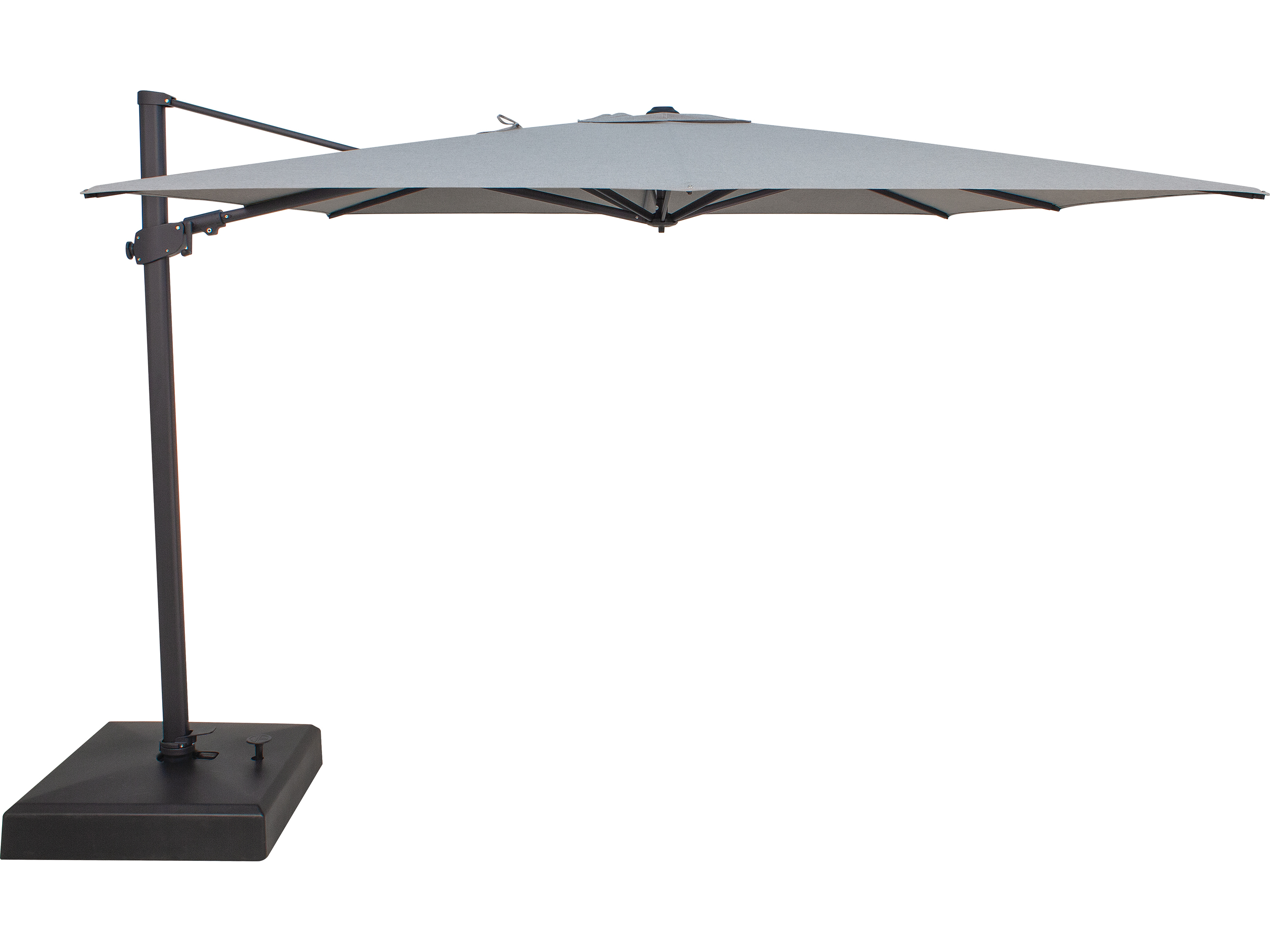 Treasure Garden 10 Foot AG25TSQR Square Cantilever Outdoor Patio