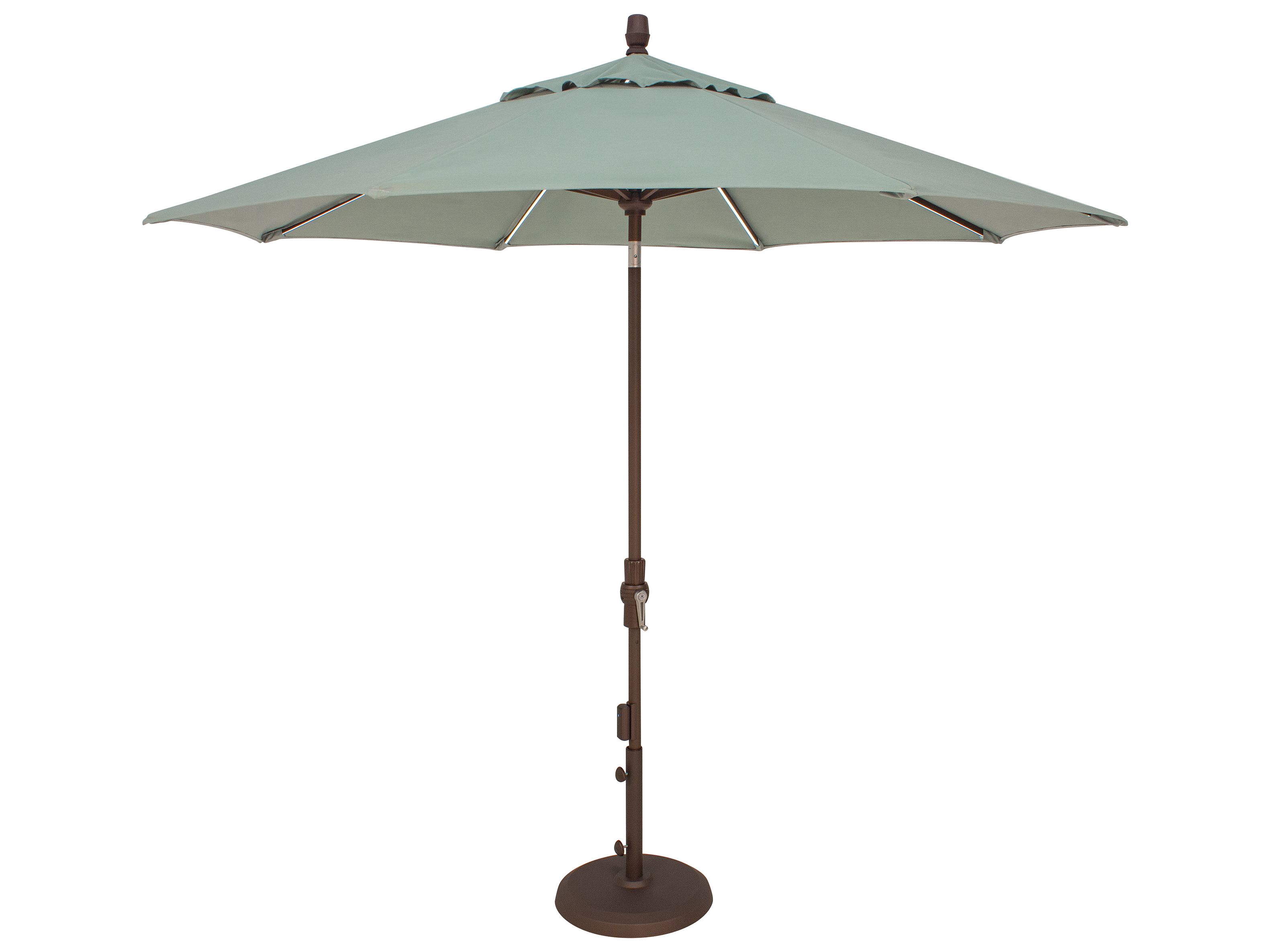Treasure Garden 9' Starlux Octagon Crank Lift Collar Tilt Umbrella
