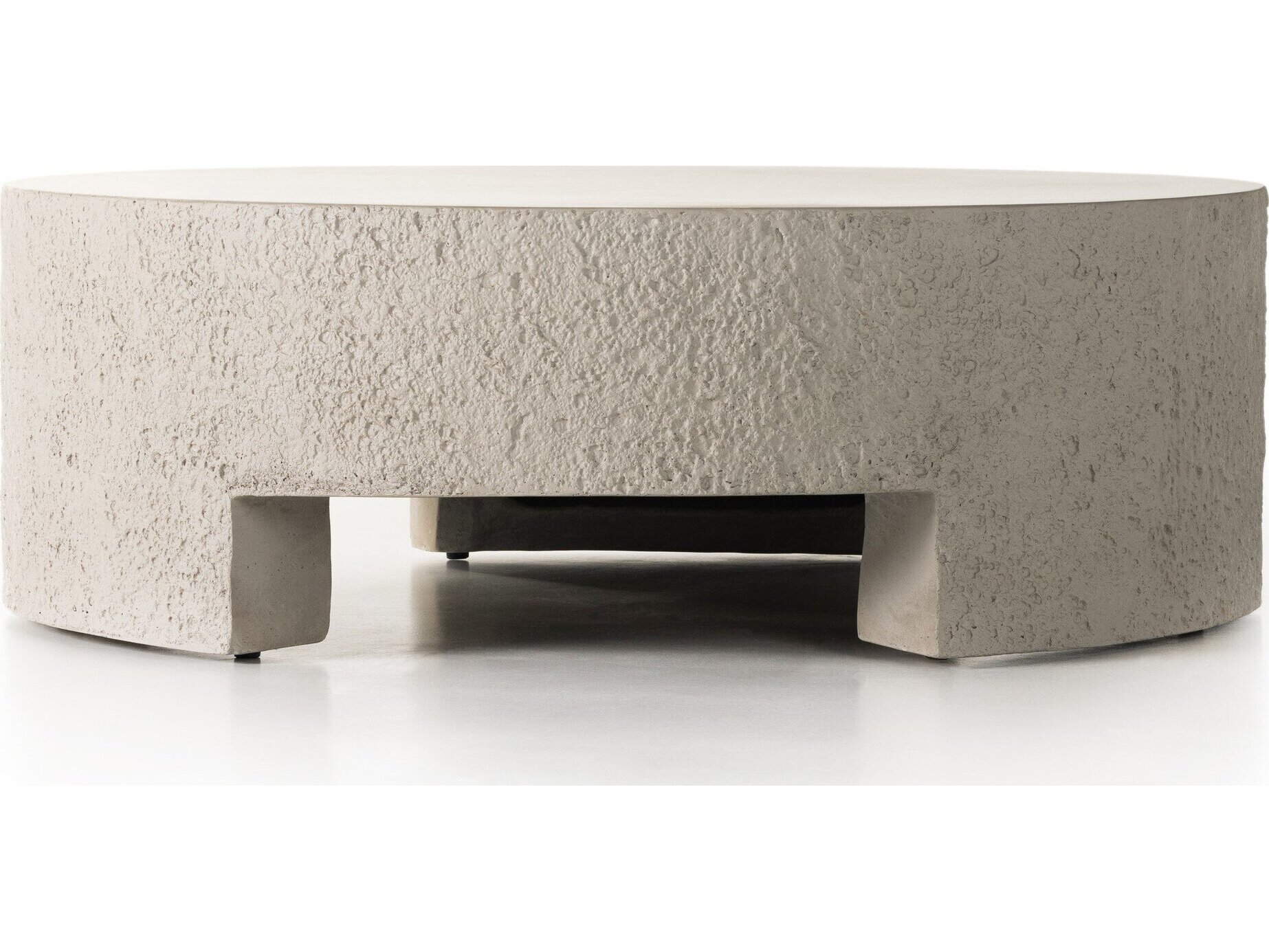 Four Hands Outdoor Constantine Blanc White / Matte 48'' Concrete Round