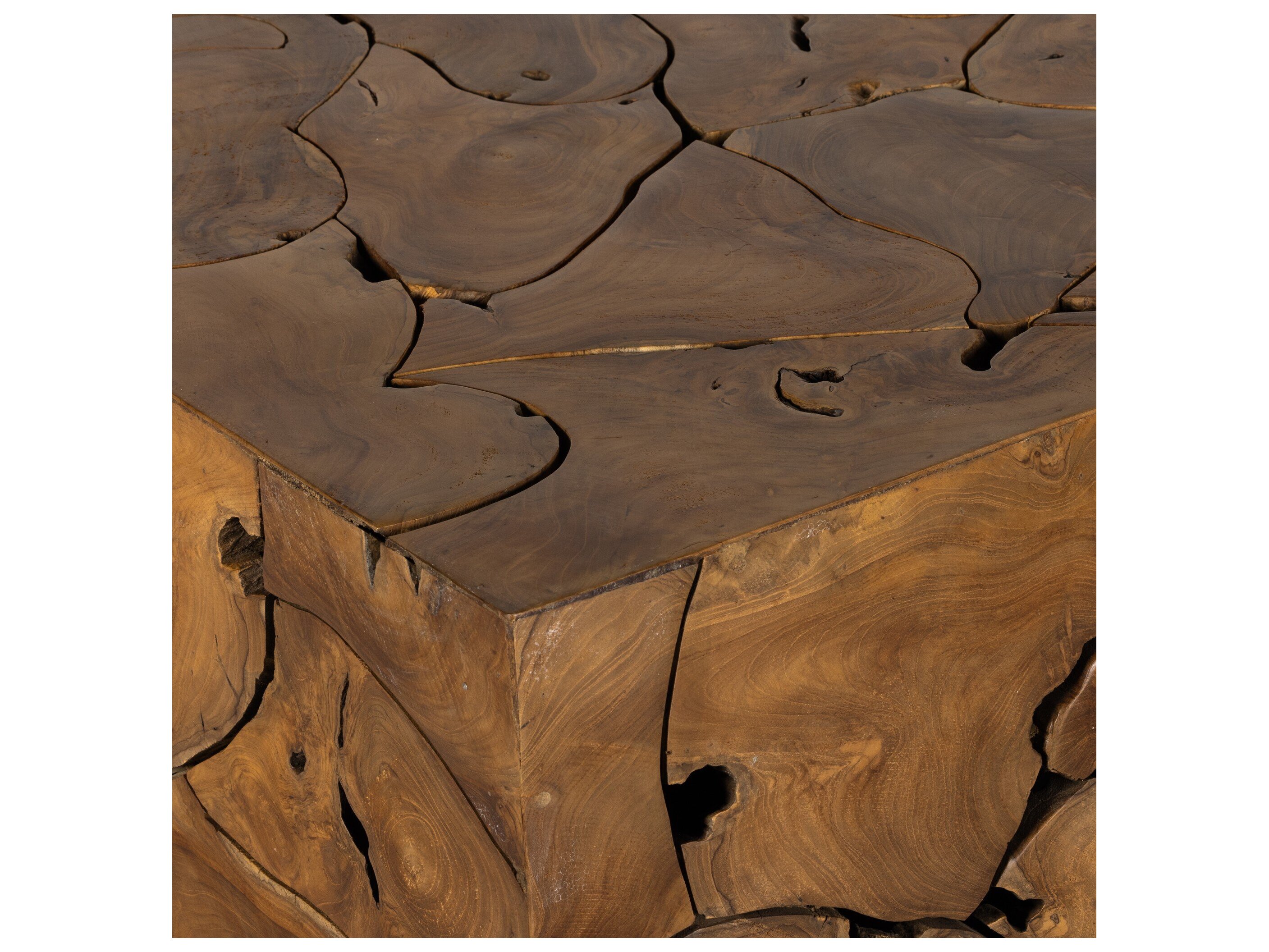 Four Hands Outdoor Providence Teak Root Square Coffee Table FHO233799001