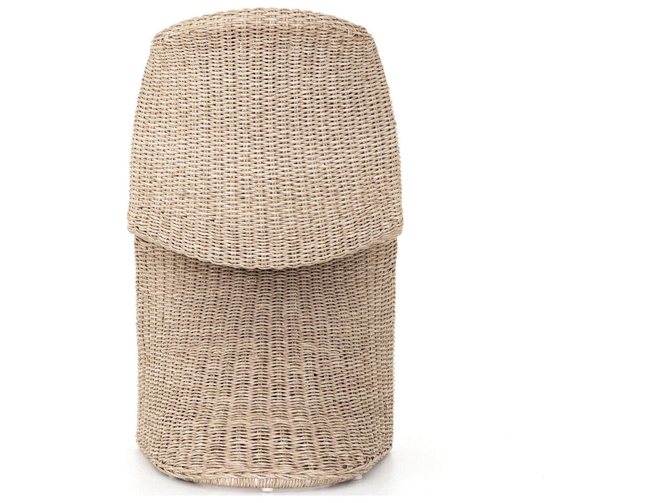 Four Hands Outdoor Grass Roots Vintage White Dining Chair FHOJLAN234