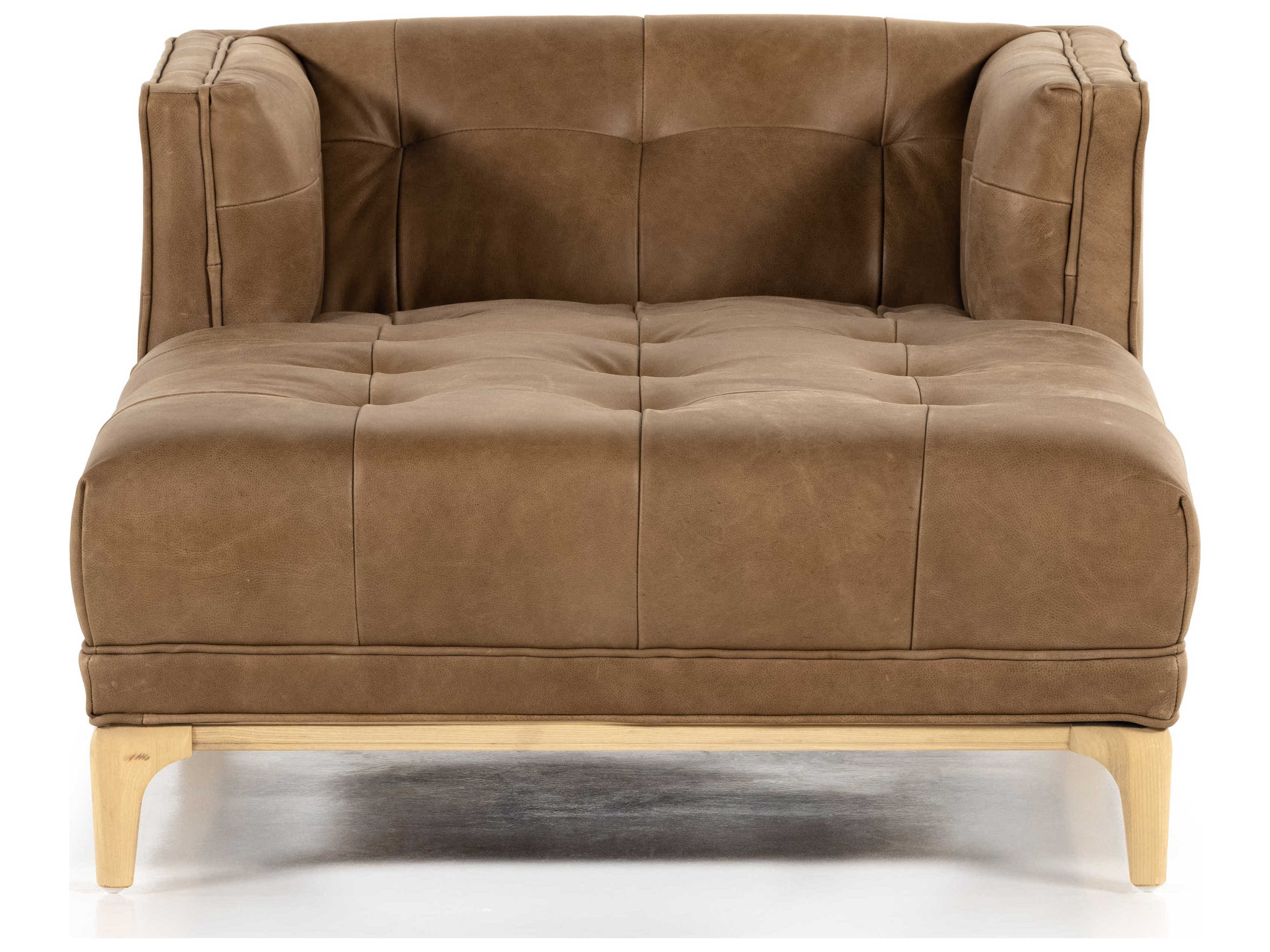 Four Hands Kensington Natural Whitewash Ash / Palermo Drift Chaise