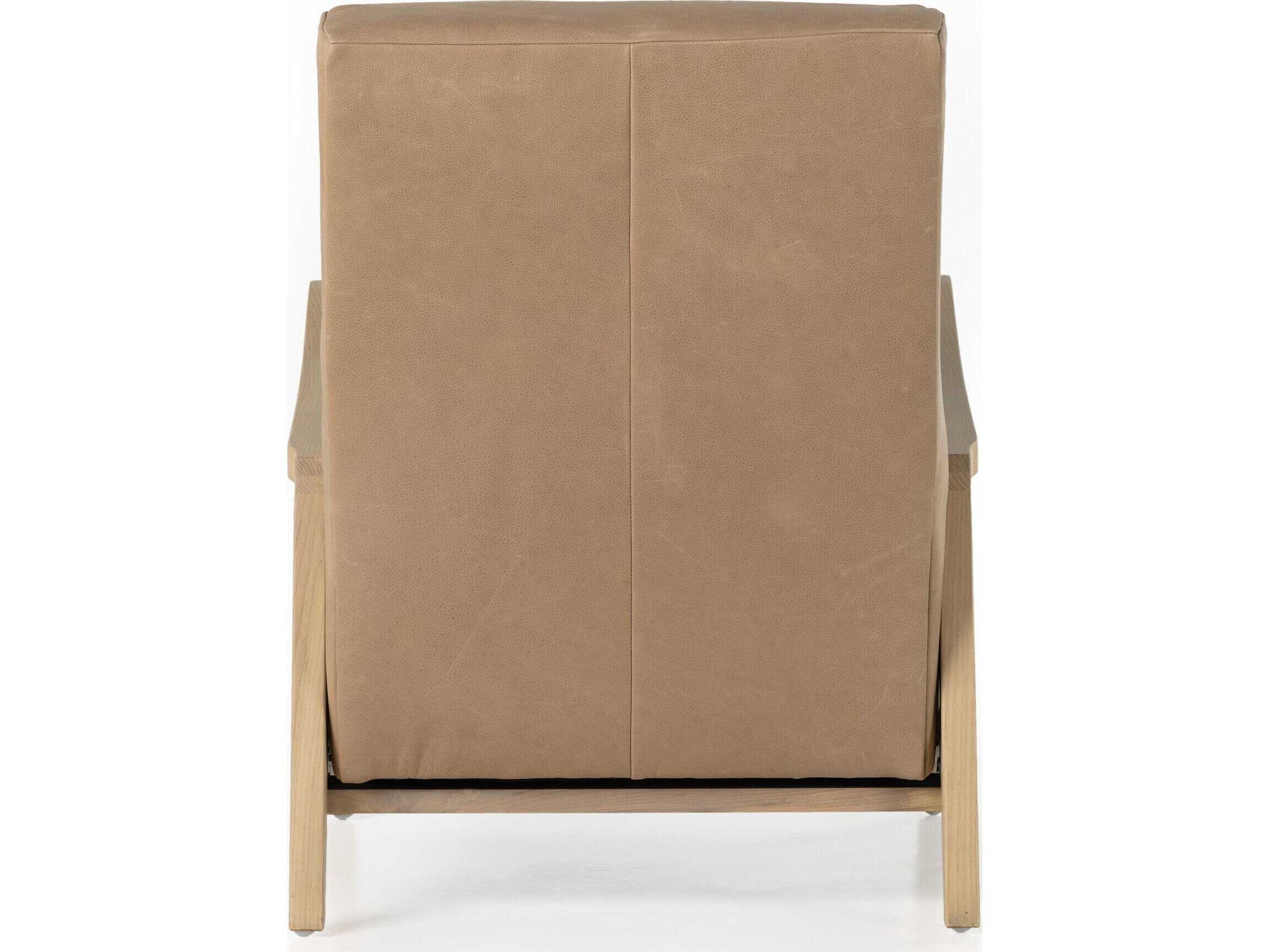 Four Hands Kensington Chance Brown Leather Accent Chair FS106051010