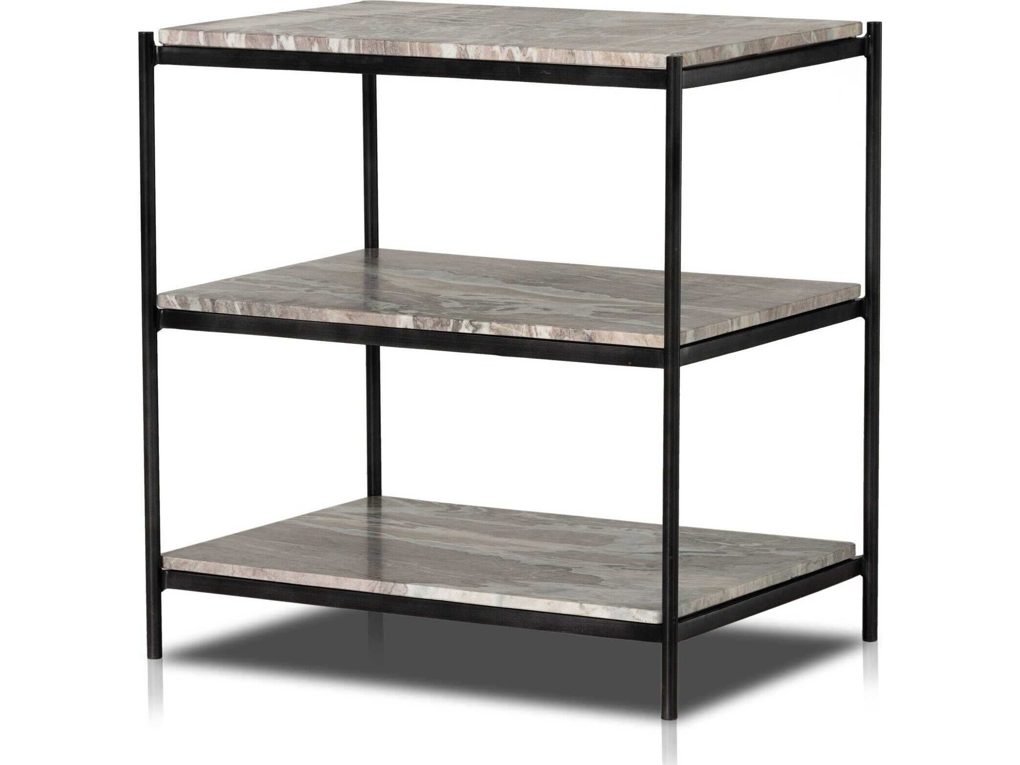 Four Hands Marlow Felix 25" Wide Gray Nightstand FS106544007