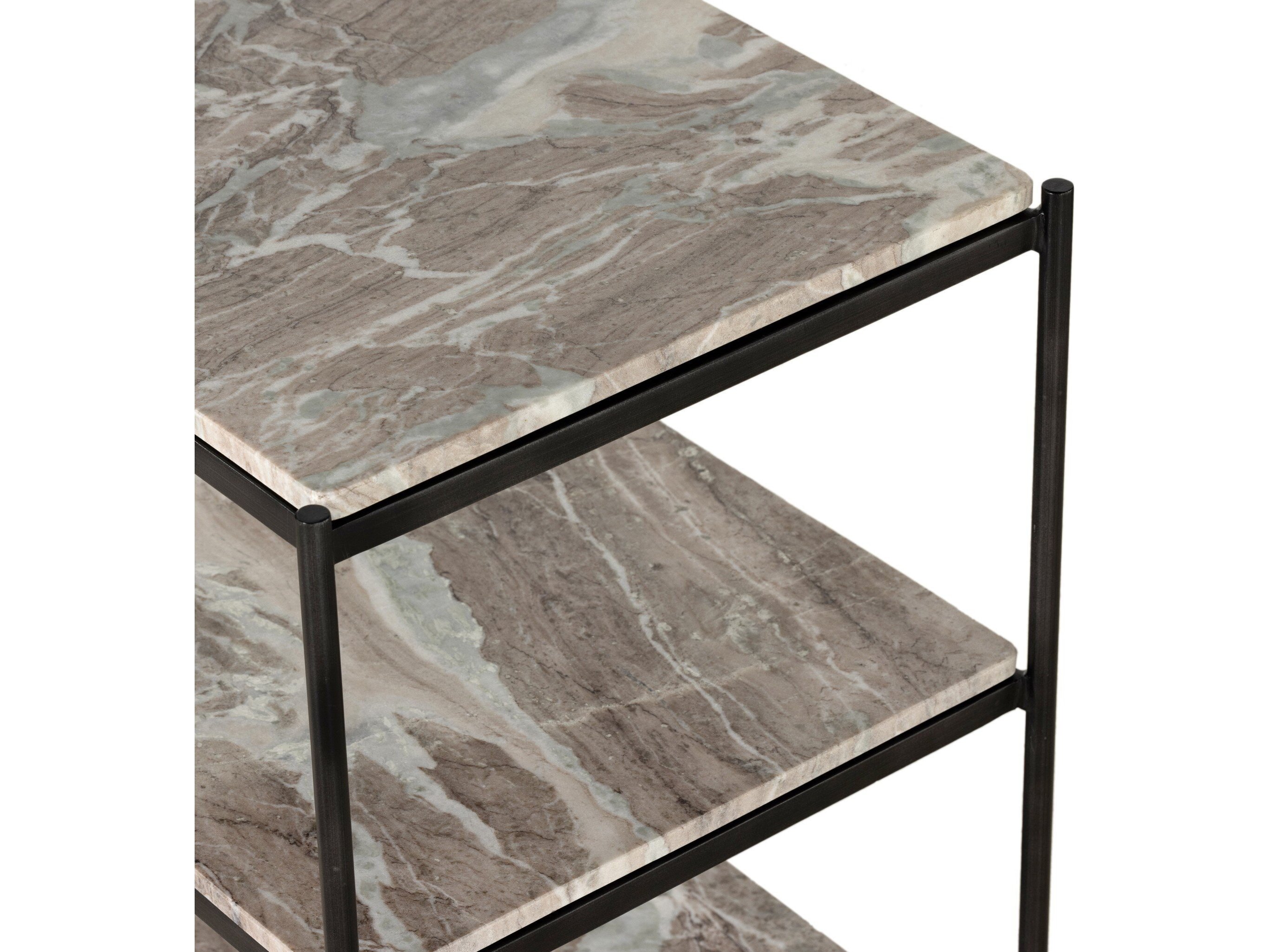 Four Hands Marlow Hammered Grey / Canyon Nightstand FS106544007