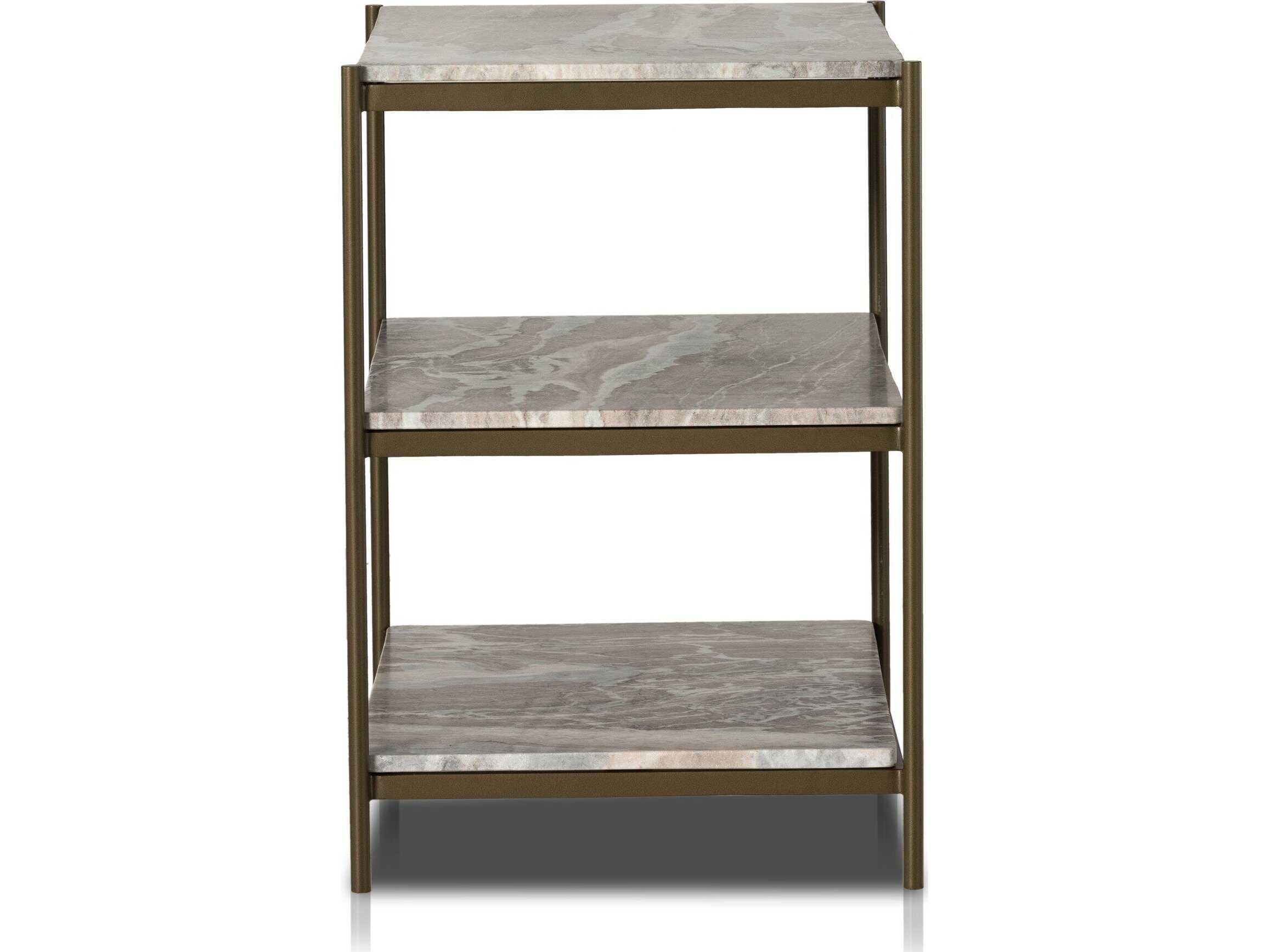 Four Hands Marlow Felix 25" Wide Gray Nightstand FS106544008