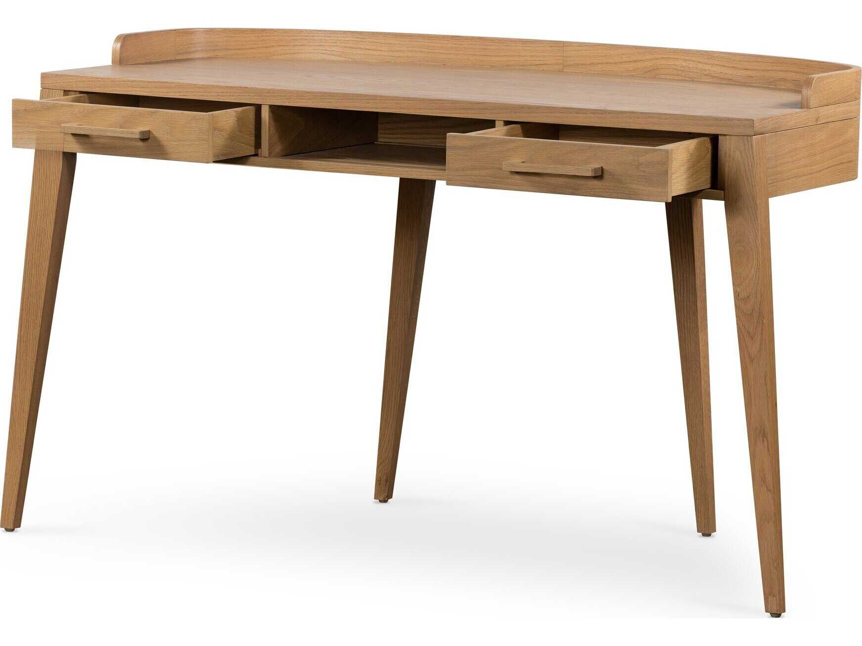 Four Hands Belfast Burnished Oak Veneer Computer Desk FS224760002
