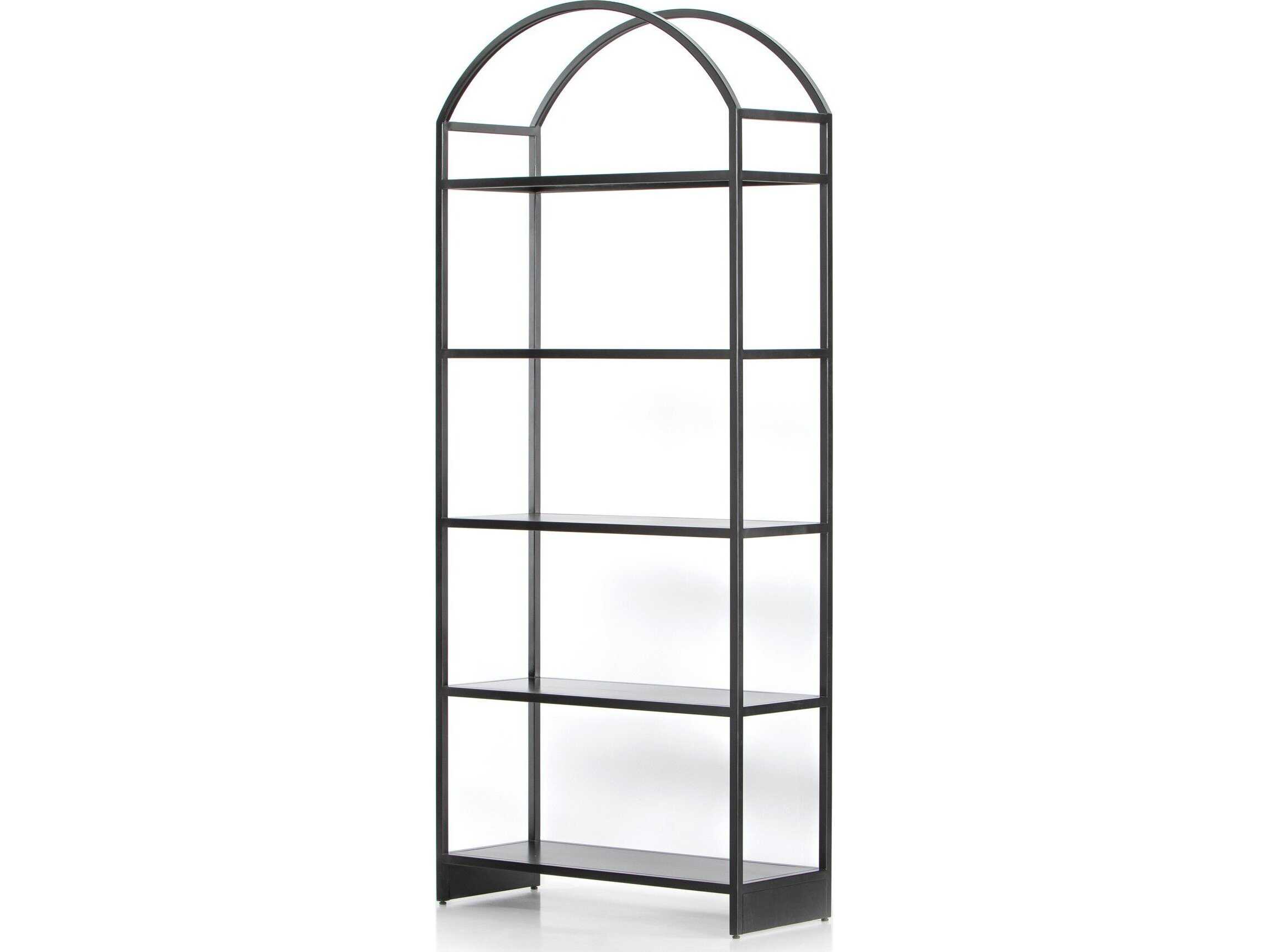 Four Hands Bolton 39" Black Bookcase FS226700002