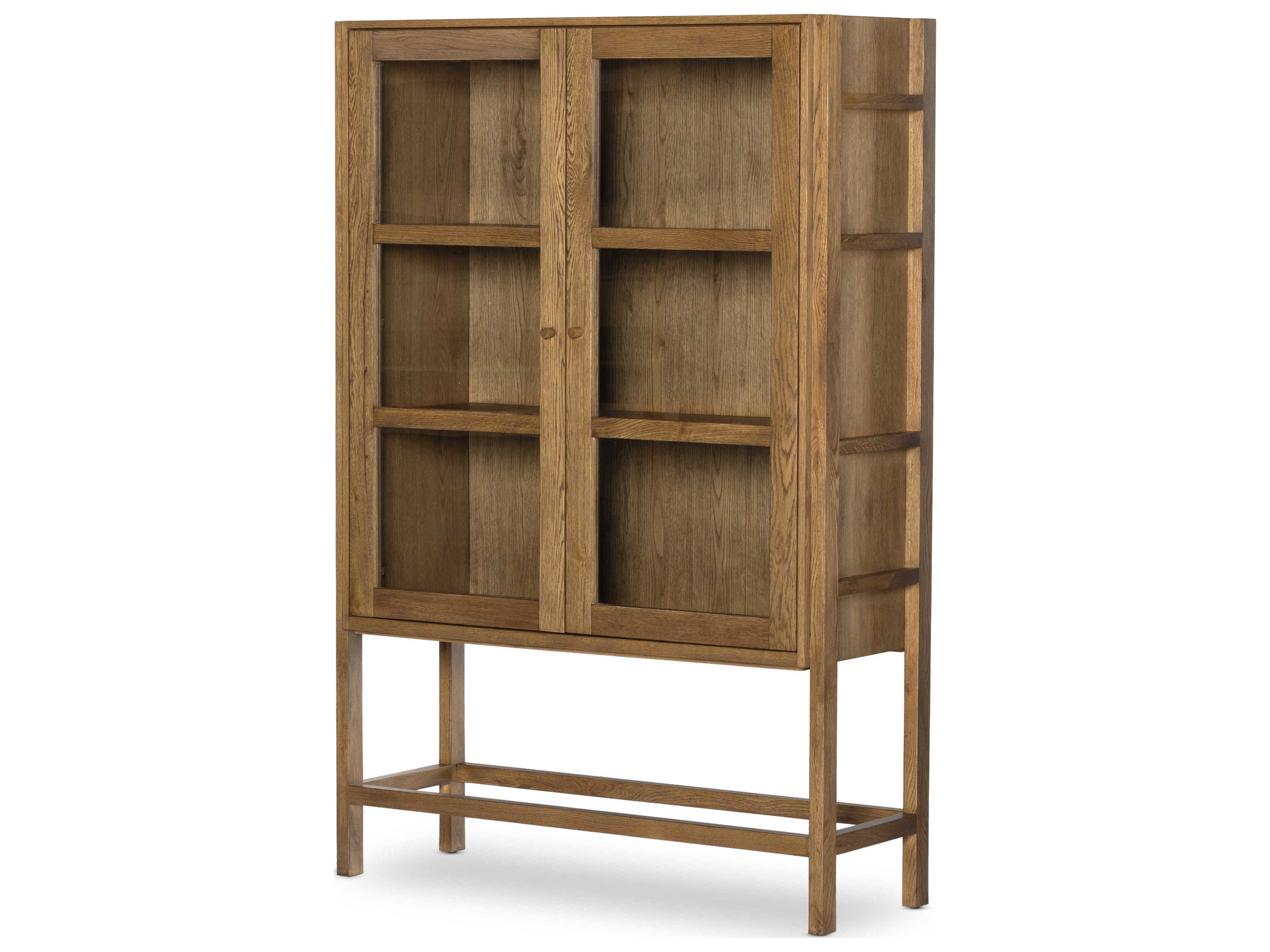 Four Hands Haiden Meadow 46'' Wide Oak Wood Tawny Display