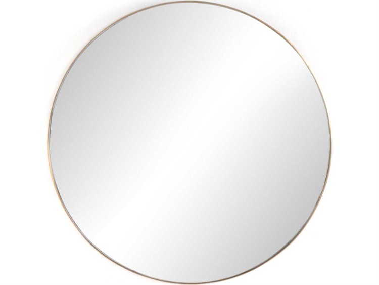 Four Hands Marlow Polished Brass Round Mirror FS232361001