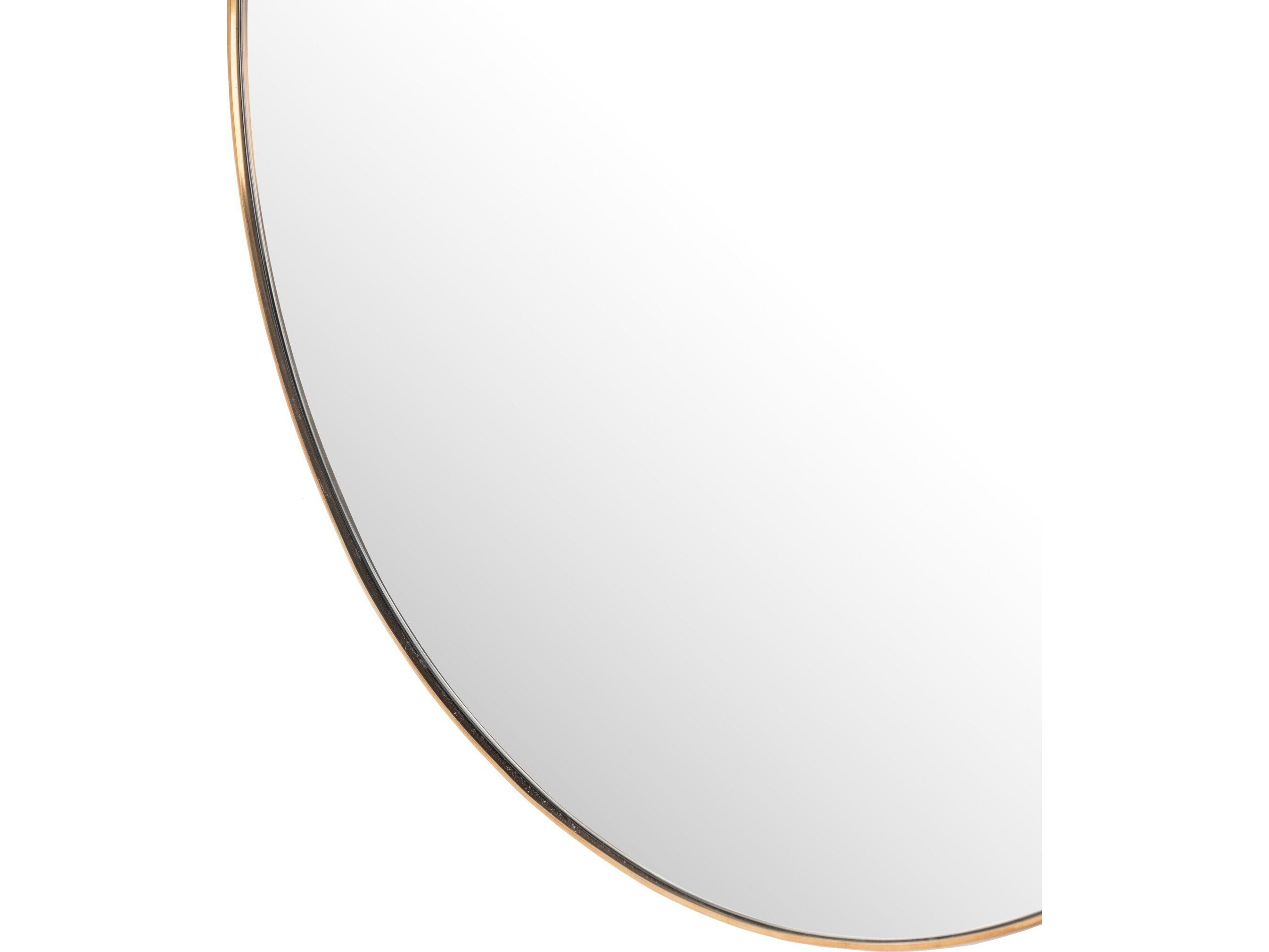 Four Hands Marlow Polished Brass Round Mirror FS232361001